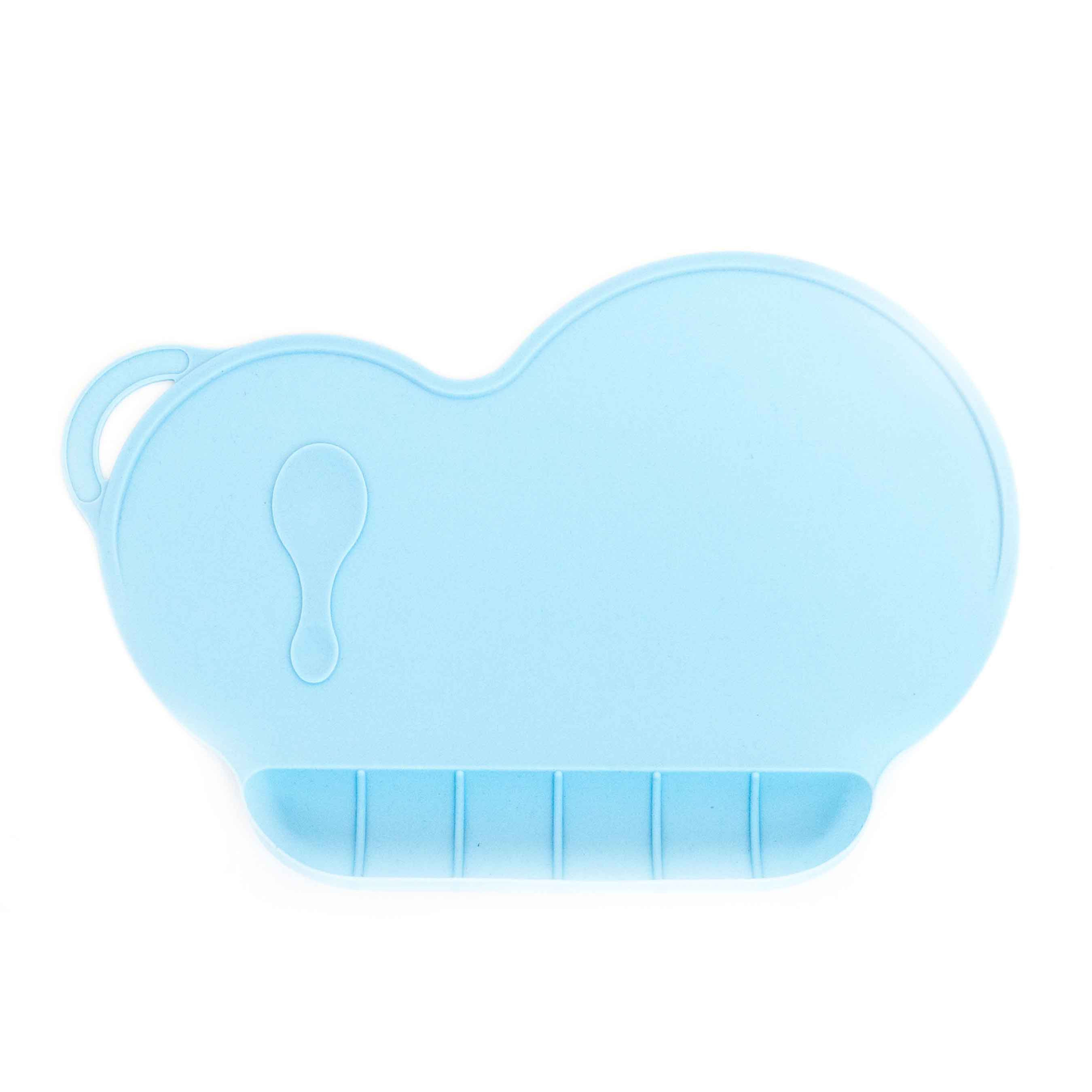 INDIVIDUAL DE SILICONA CELESTE