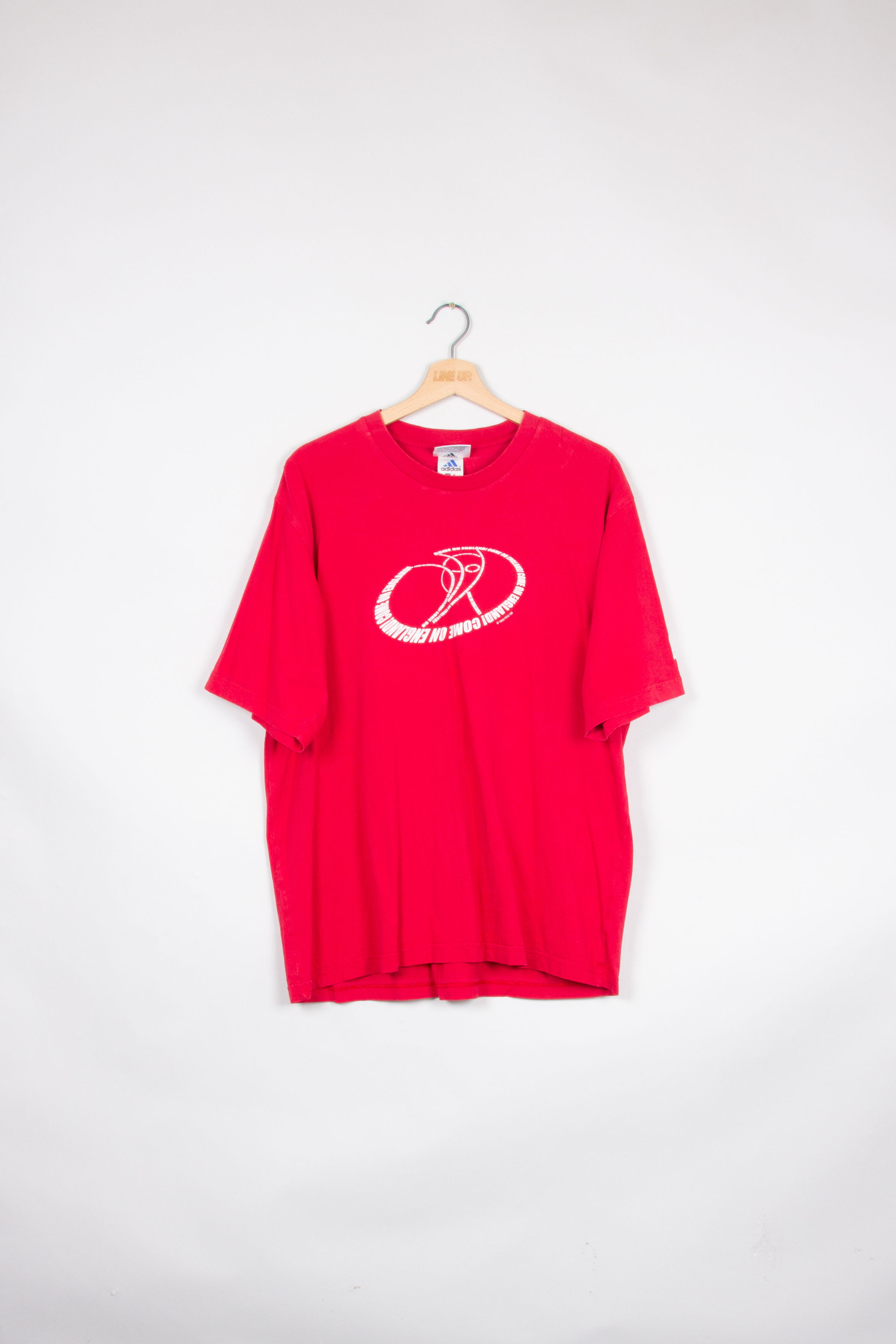 T-shirt Adidas Football Angleterre "Come on England" World Cup 2002 - L