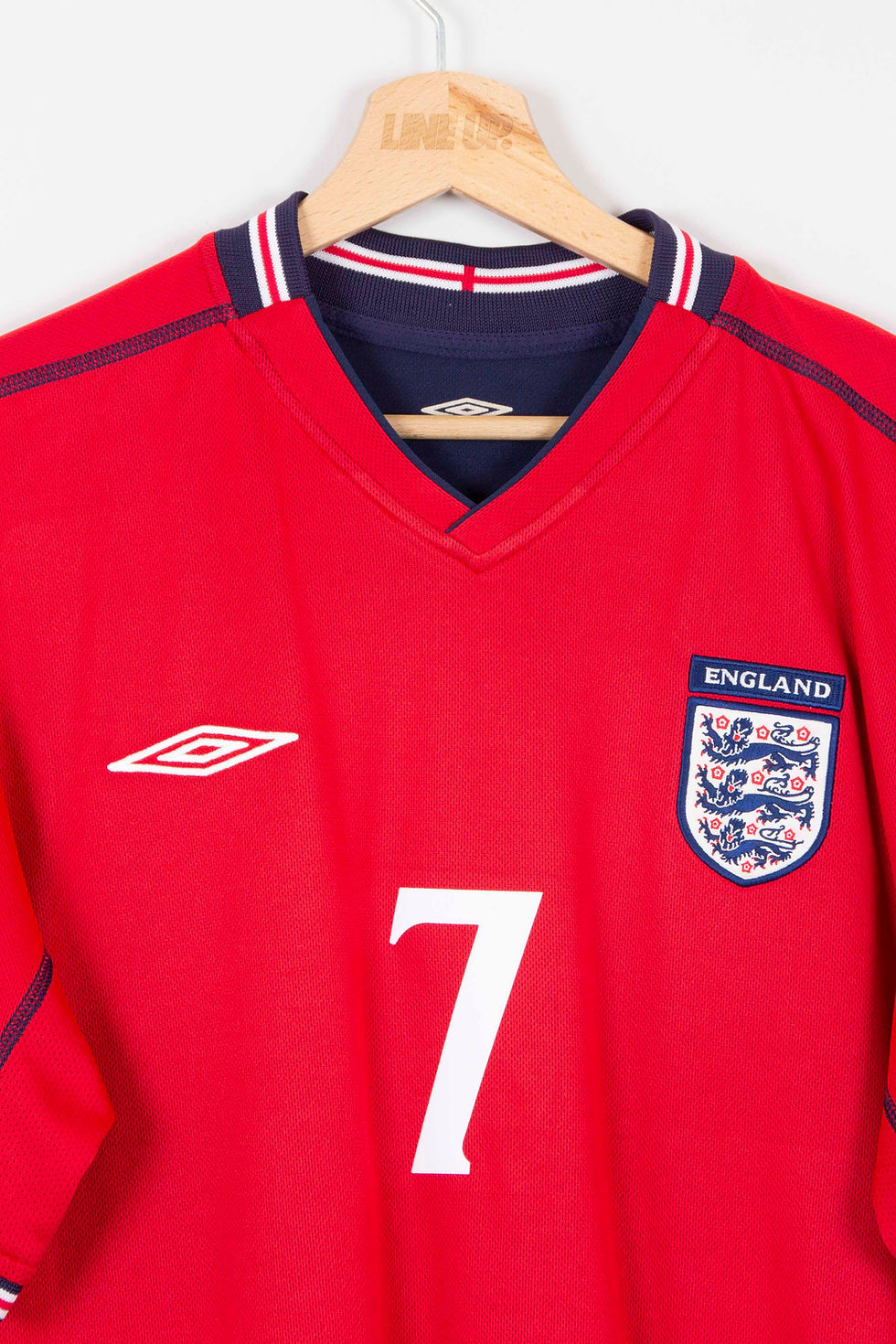 Thumbnail: Maillot Umbro football Angleterre BECKHAM Away Vintage 2002/04 - M,L, XL,XXL