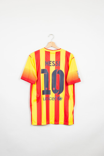 Maillot De Football Vintage Exterieur Fc Barcelone N 10 Messi 2012 2013