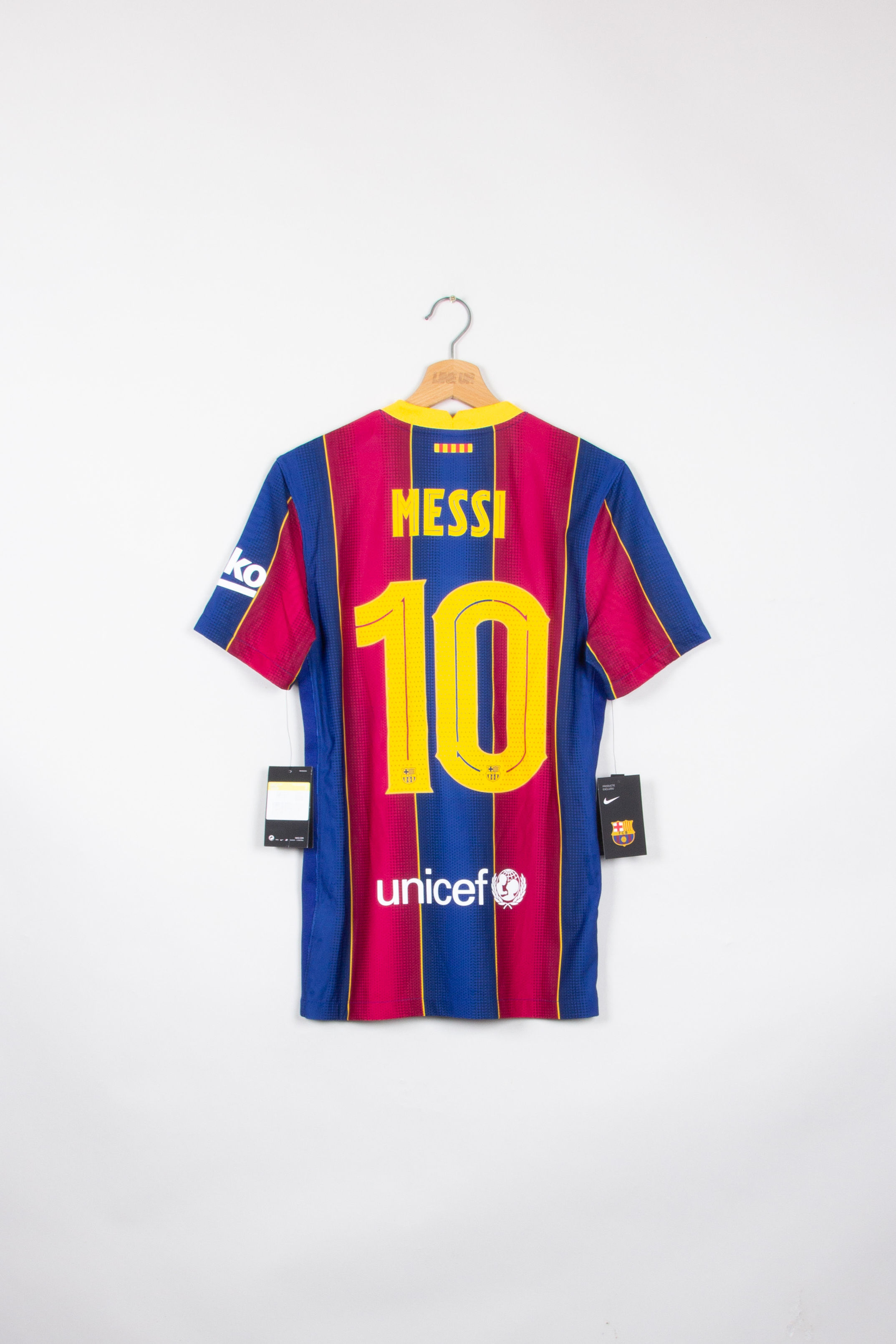 Maillot Nike Football FC Barcelone Home Vapor MESSI 2020/21 - S