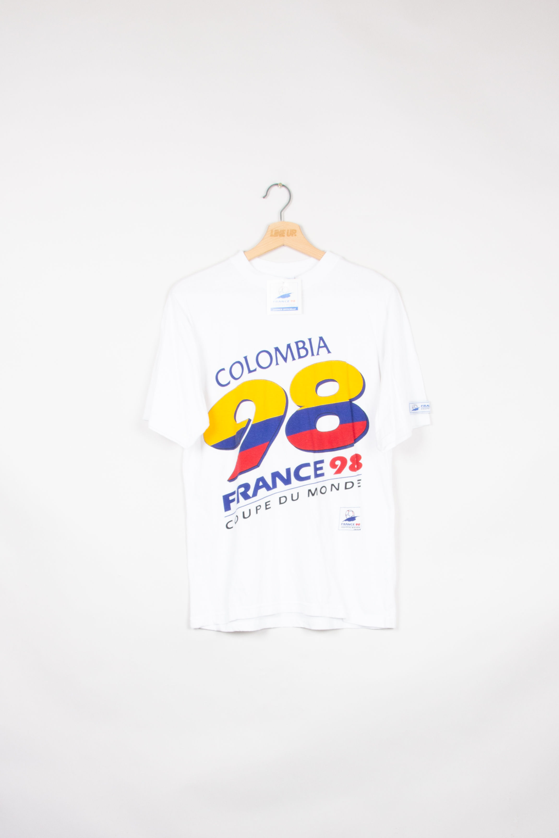 T-shirt Football Colombie Coupe du Monde France Vintage 1998 - S