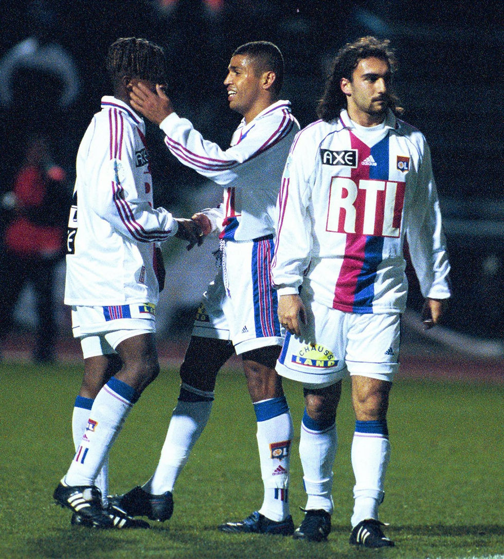 Thumbnail: Maillot Adidas Football Lyon Coupe de France Porté VAIRELLES 1999/00 - XL