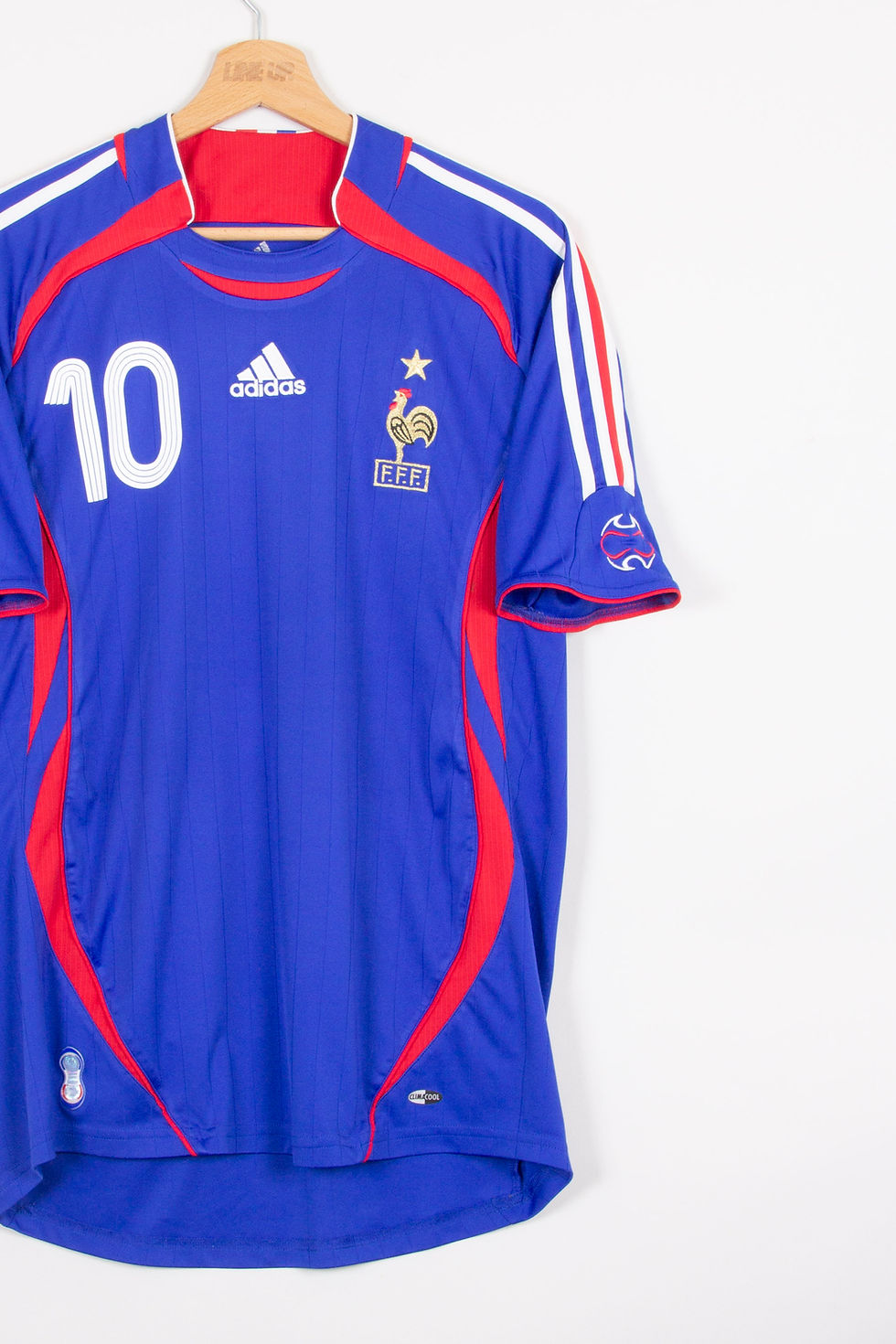 Miniature : Maillot Adidas Football Equipe de France Home Vintage ZIDANE 2006/07 - L & XL