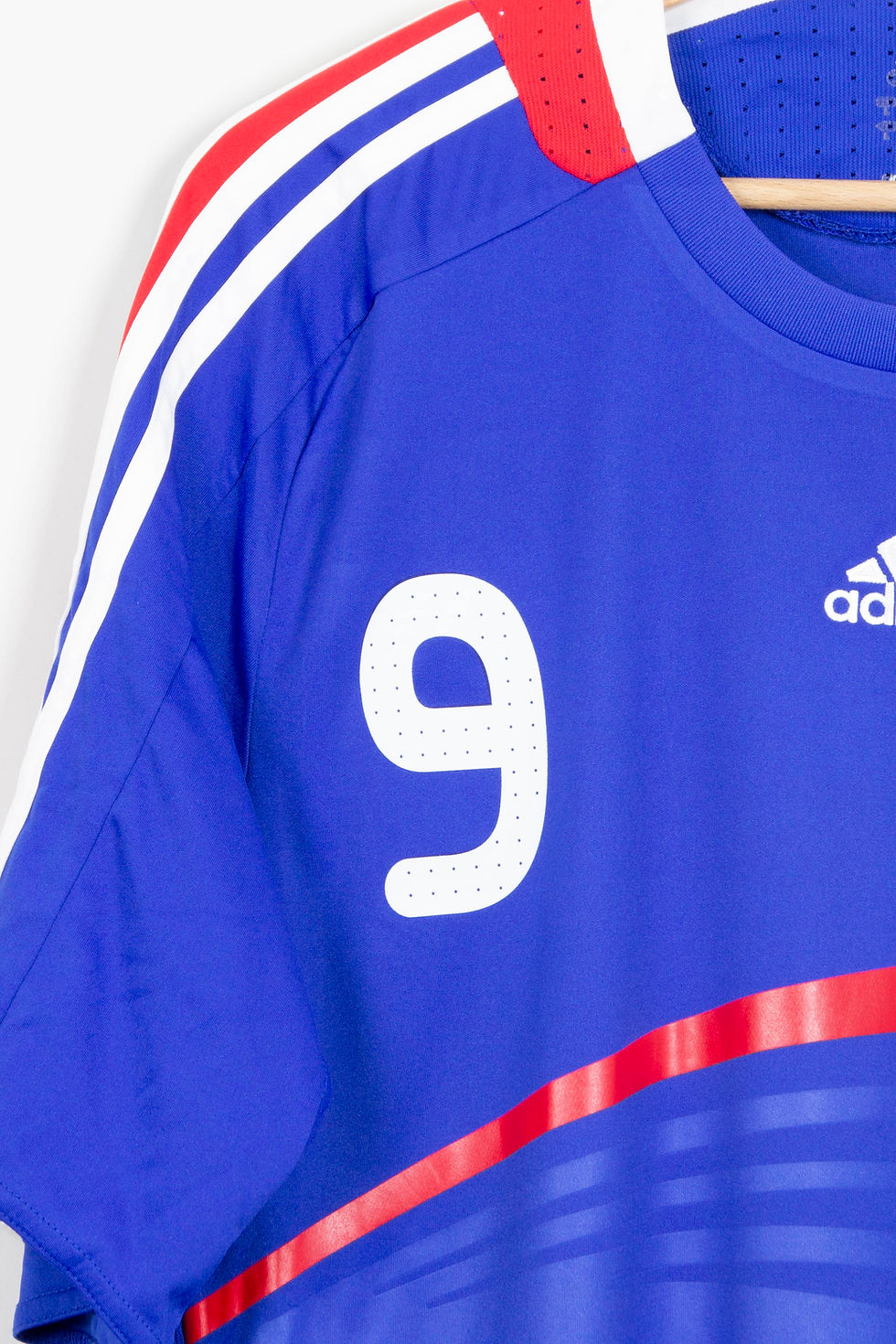 Miniature : Maillot Adidas Football FFF Equipe de France Home Vintage BENZEMA 2008/09 - S
