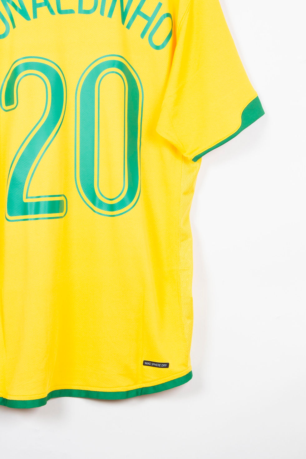 Thumbnail: Maillot Nike Football Brésil Home Vintage RONALDINHO 2006/07 - L