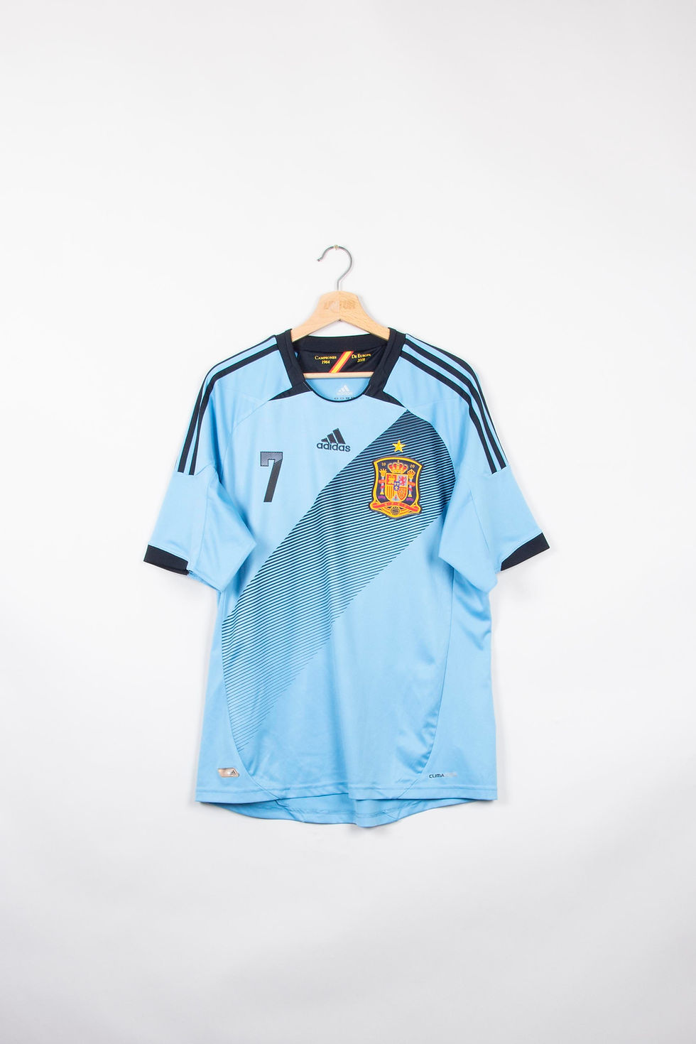 Miniature : Maillot Adidas Football Espagne Away Rétro DAVID VILLA 2012/13 - XL