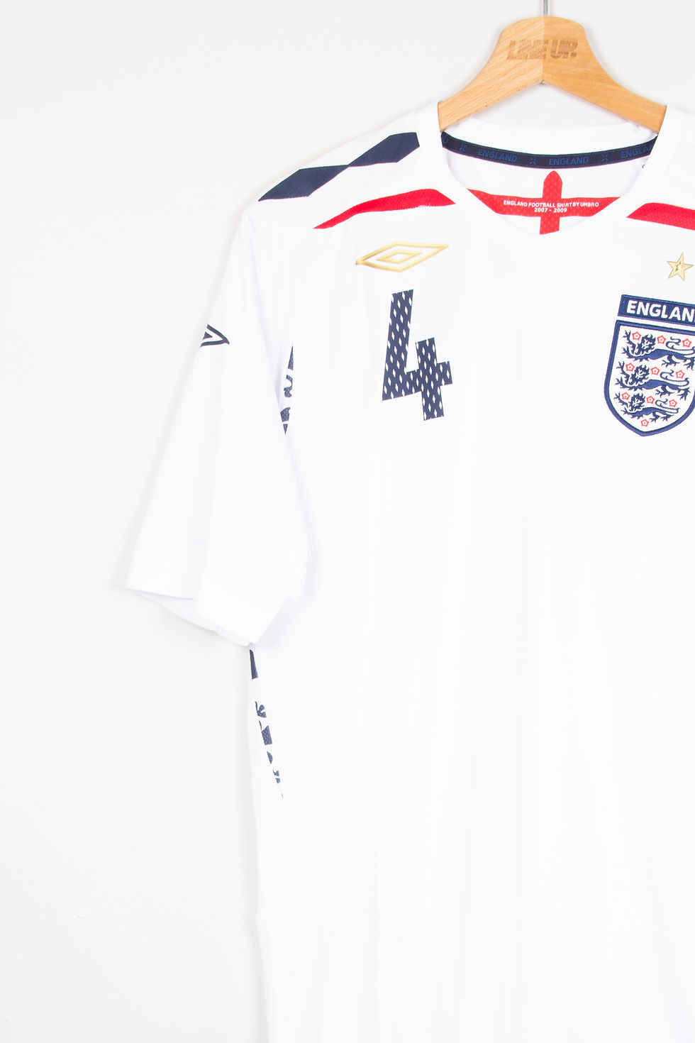 Miniature : Maillot Umbro Football Angleterre Home Vintage GERRARD 2008/09 - L