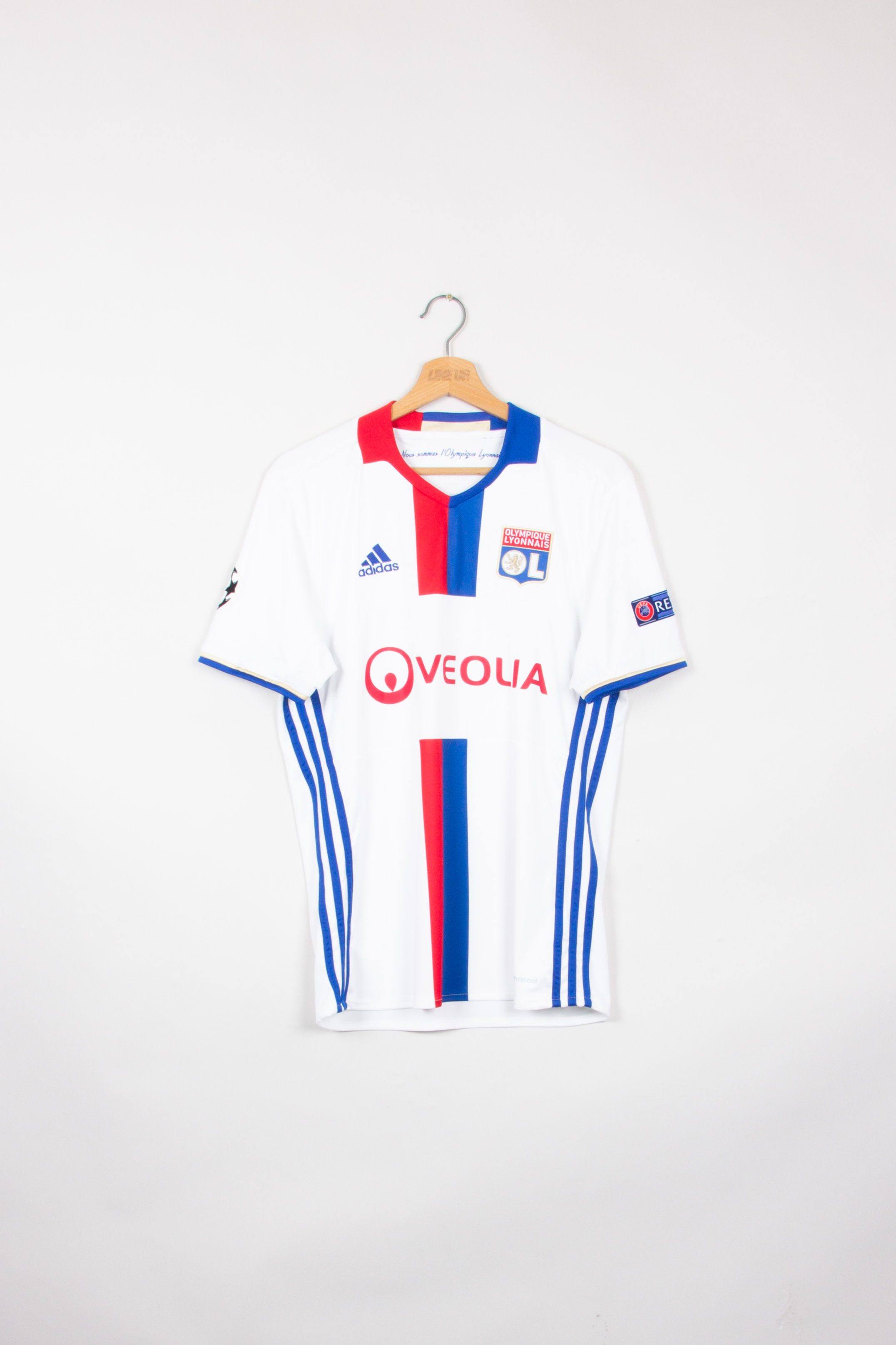 Maillot Adidas Football OL Olympique Lyonnais Home Rétro 2016/17 - S