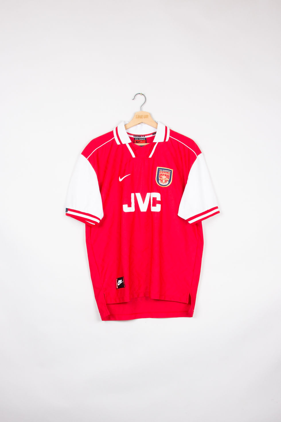 Thumbnail: Maillot Nike Football Arsenal FC Home Vintage BERGKAMP 1996/98 - L