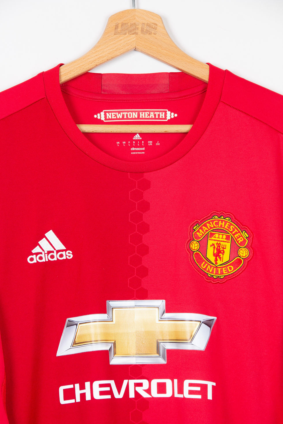 Miniature : Maillot Adidas Football Manchester United Home Rétro POGBA 2016/17 - L