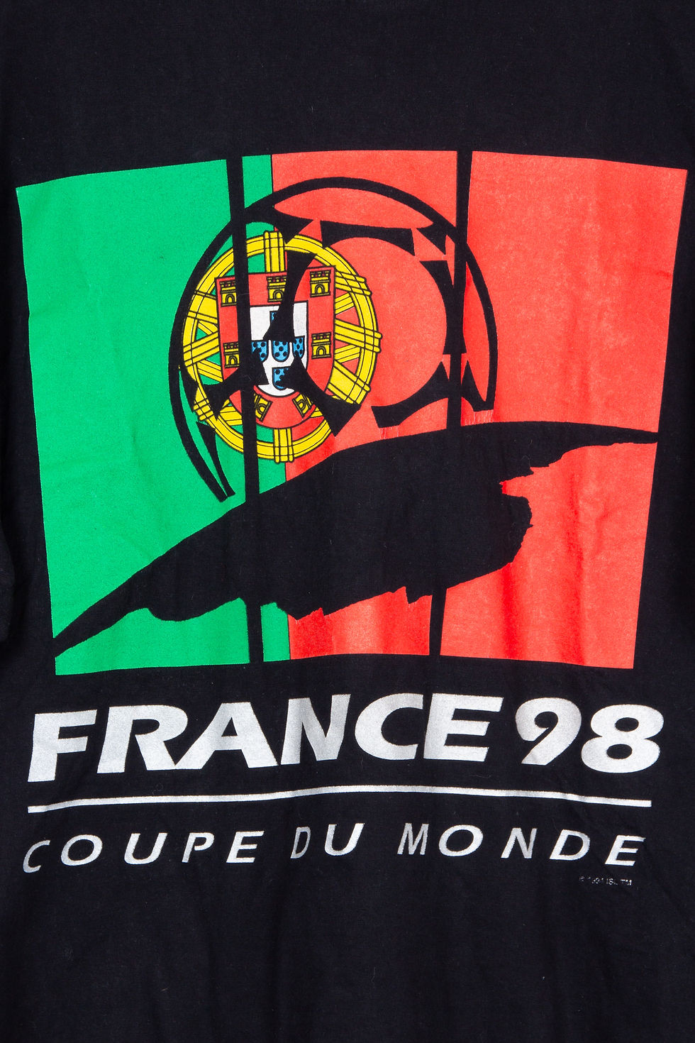 Thumbnail: T-shirt Adidas Football Portugal Coupe du Monde FRANCE 1998 - L