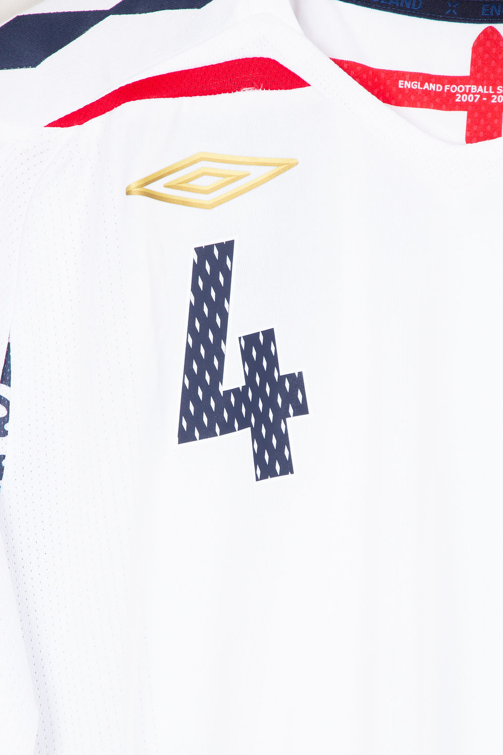 Miniature : Maillot Umbro Football Angleterre Home Vintage GERRARD 2008/09 - L