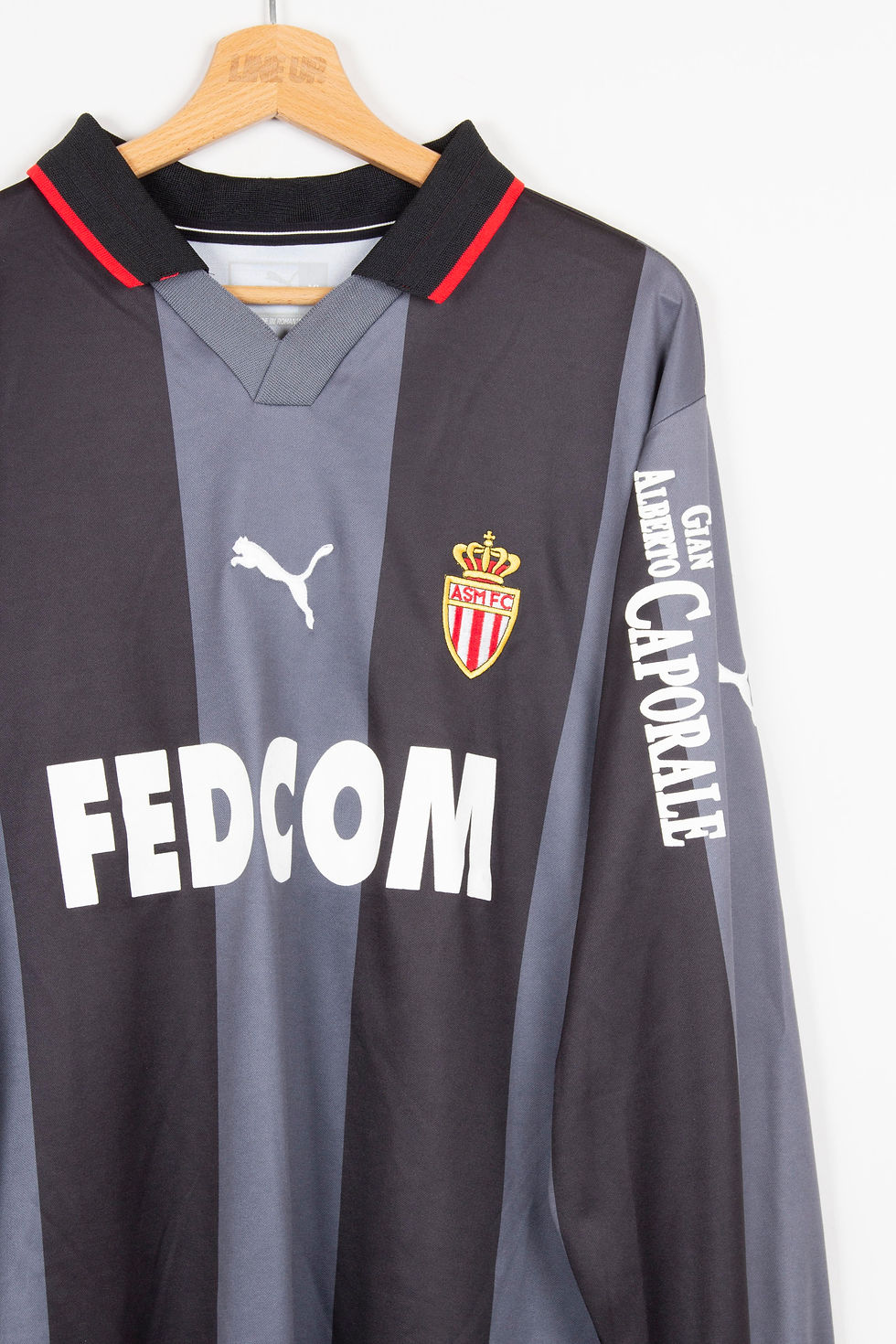Miniature : Maillot Puma Football AS Monaco Third Préparé Vintage GIULY 2001/03 - XL