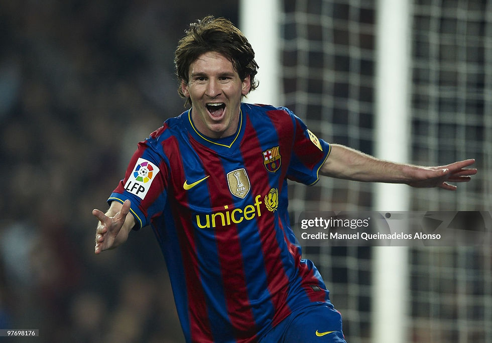 Miniature : Écharpe Football FC Barcelone Signature MESSI Rétro 2010s