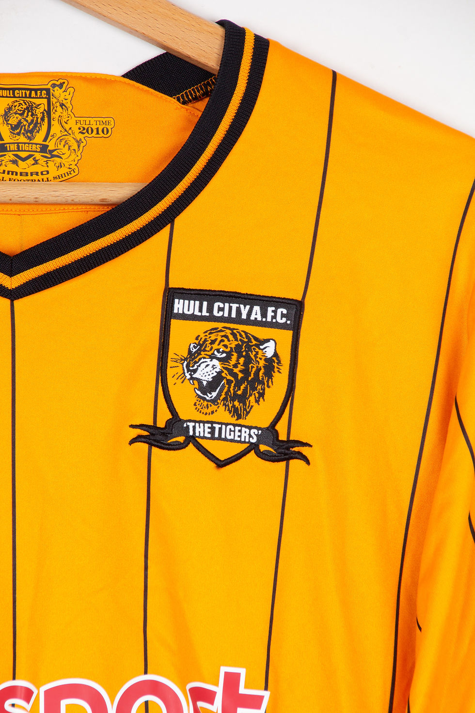 Miniature : Maillot Umbro Football Hull City AFC Home Porté Vintage GEOVANNI 2009/10 - L