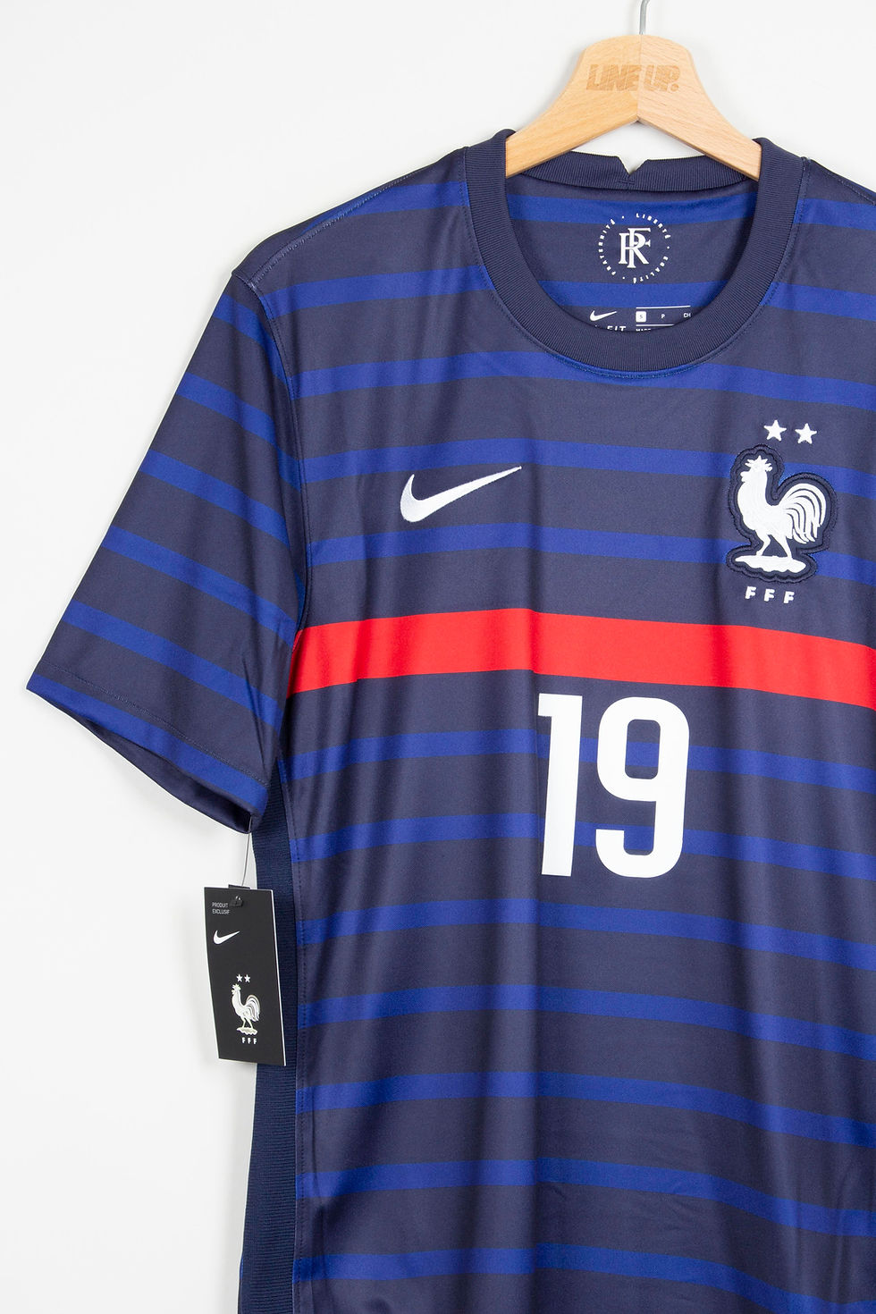 Miniature : Maillot Nike Football FFF France Home Rétro BENZEMA 2020/21 - S