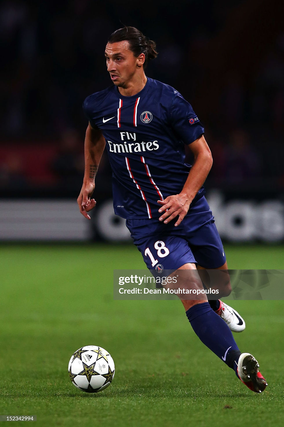 Thumbnail: Maillot Nike Football PSG Paris Saint-Germain Home Rétro IBRAHIMOVIC 2012/13 - M