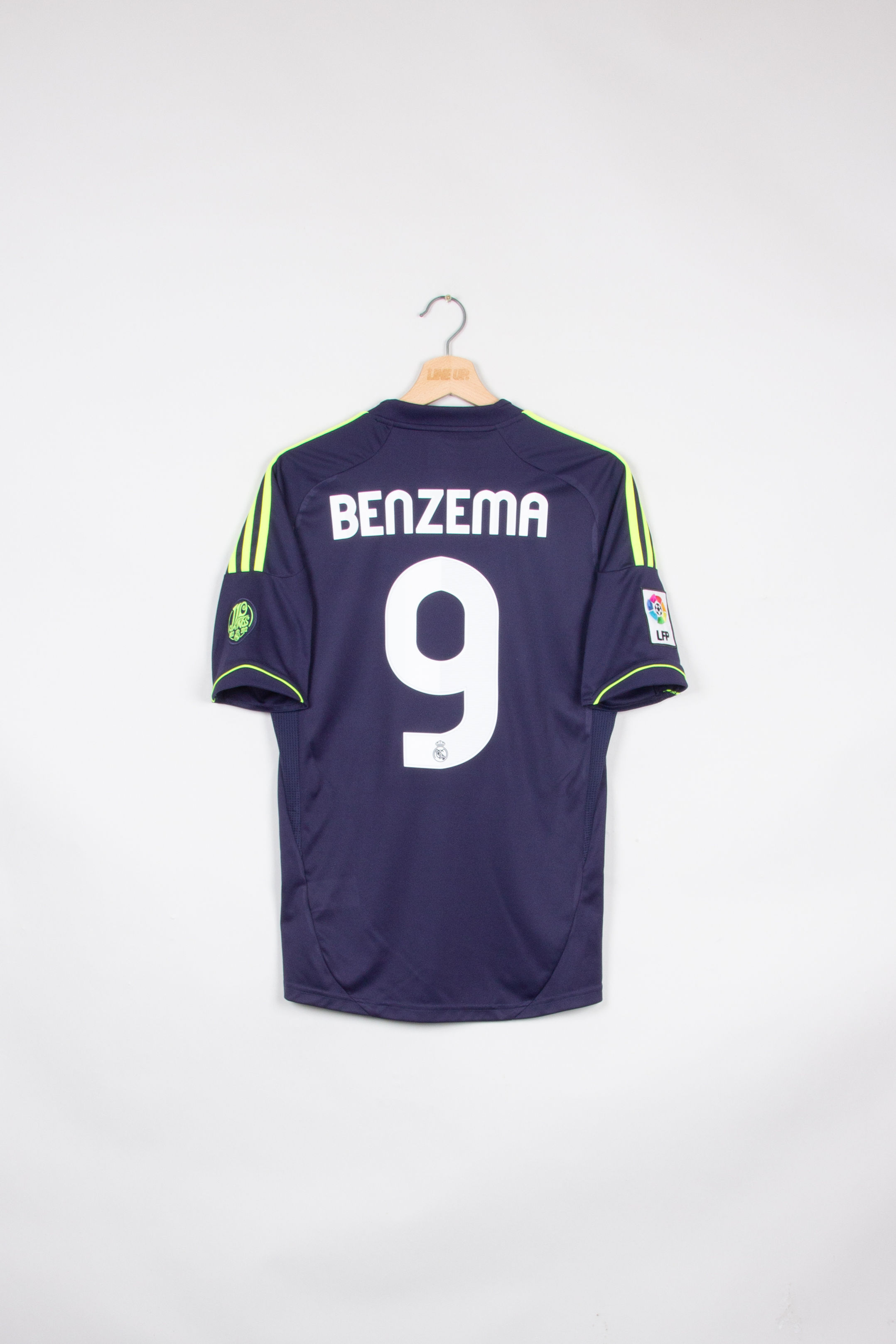 Maillot Adidas Football Real Madrid CF Away Rétro BENZEMA 2012/13 - S