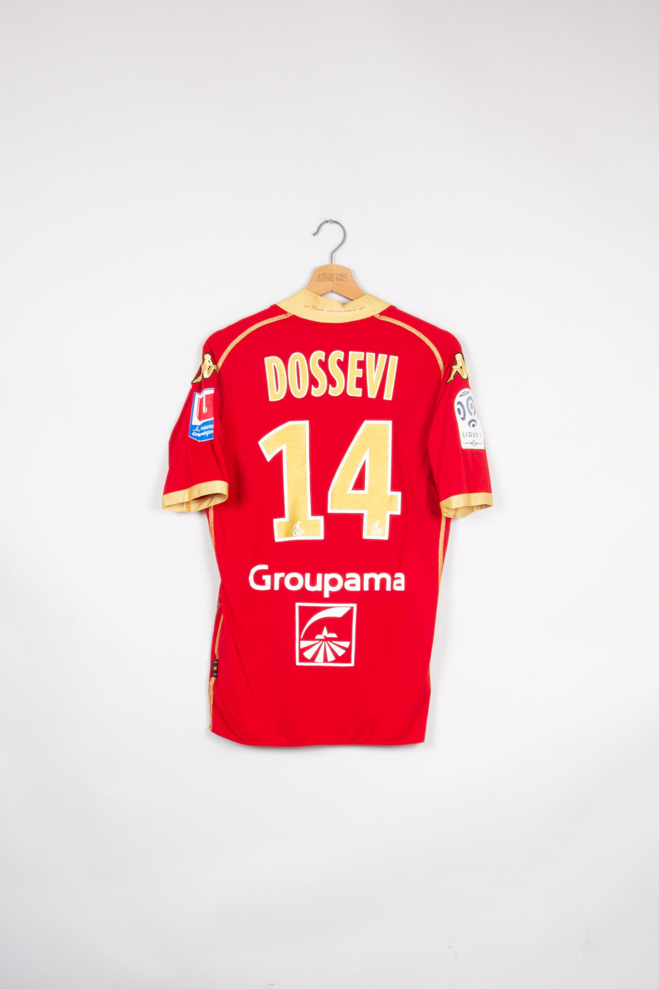 Maillot Kappa Football Le Mans Home Porté Vintage DOSSEVI 2009/10 - M