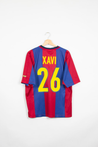 Maglia retro FC Barcelona Xavi 1998-1999 numero Hernandez