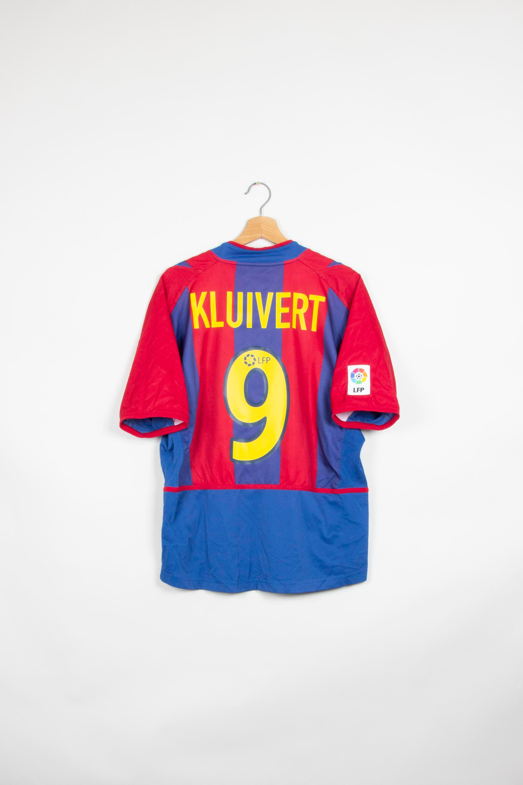 Maillot Nike Football FC Barcelone Home Vintage KLUIVERT 2002/03 - XL