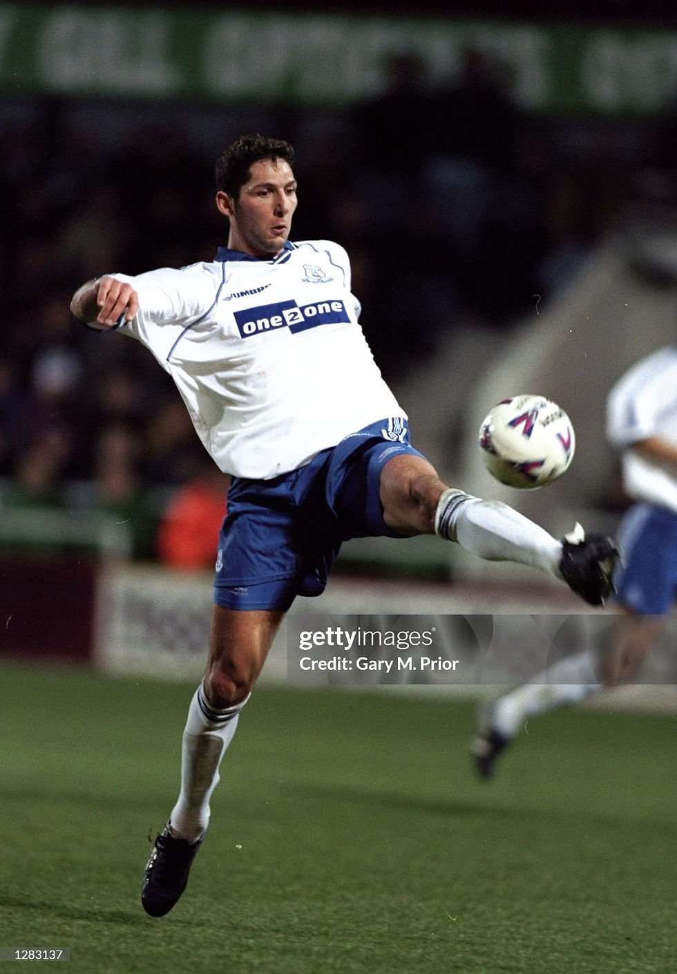 Miniature : Maillot Umbro Football Everton FC Away Vintage MATERAZZI 1998/99 - L