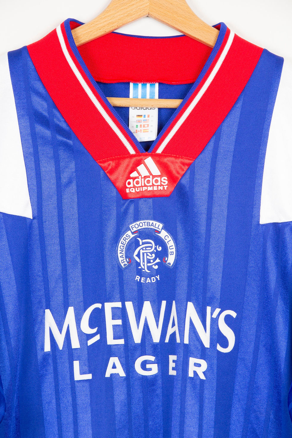 Thumbnail: Maillot Adidas Football Rangers FC Home Vintage 1992/94 - XL