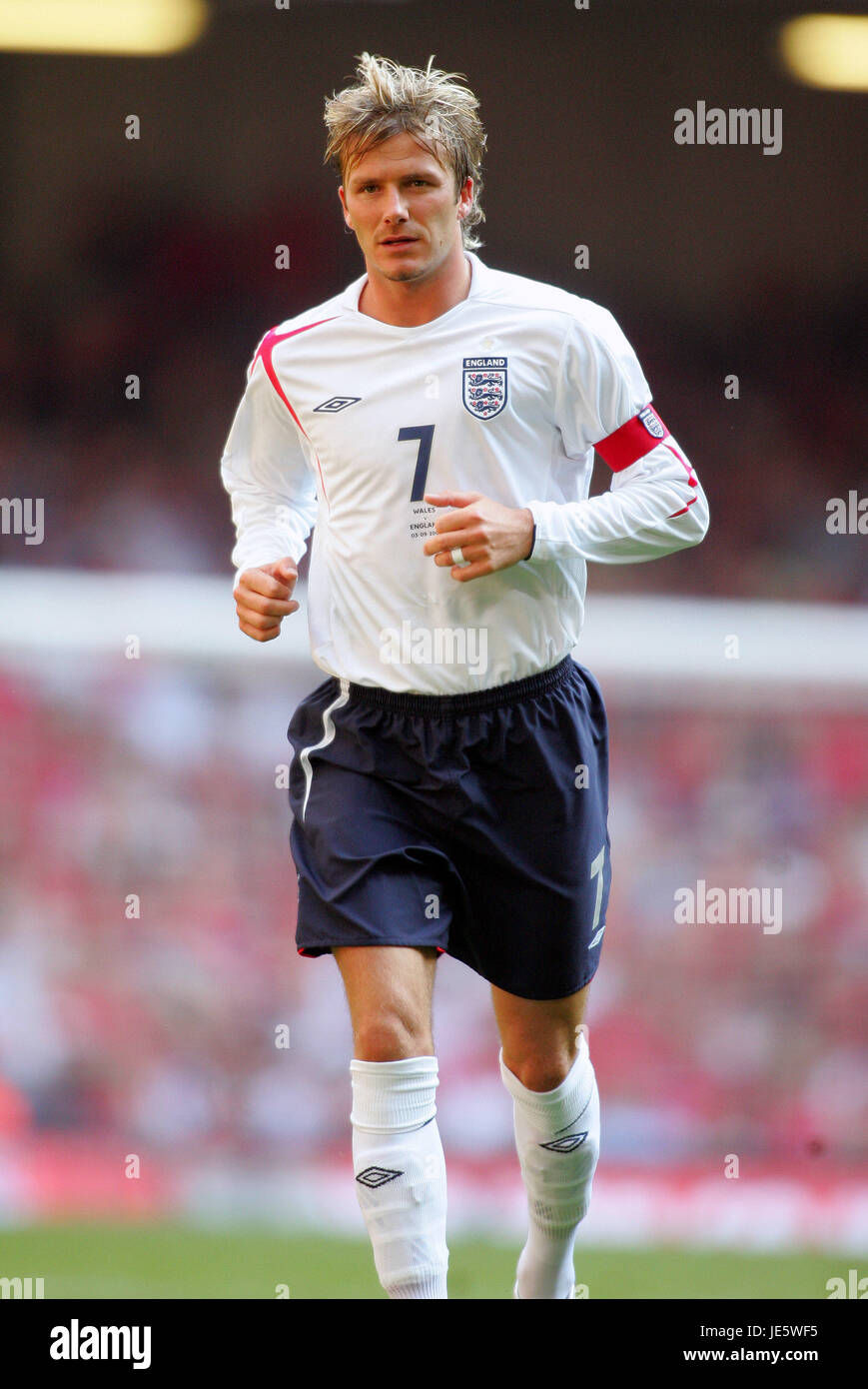 Thumbnail: Maillot Umbro football Angleterre Vintage BECKHAM 2005/07 - XL