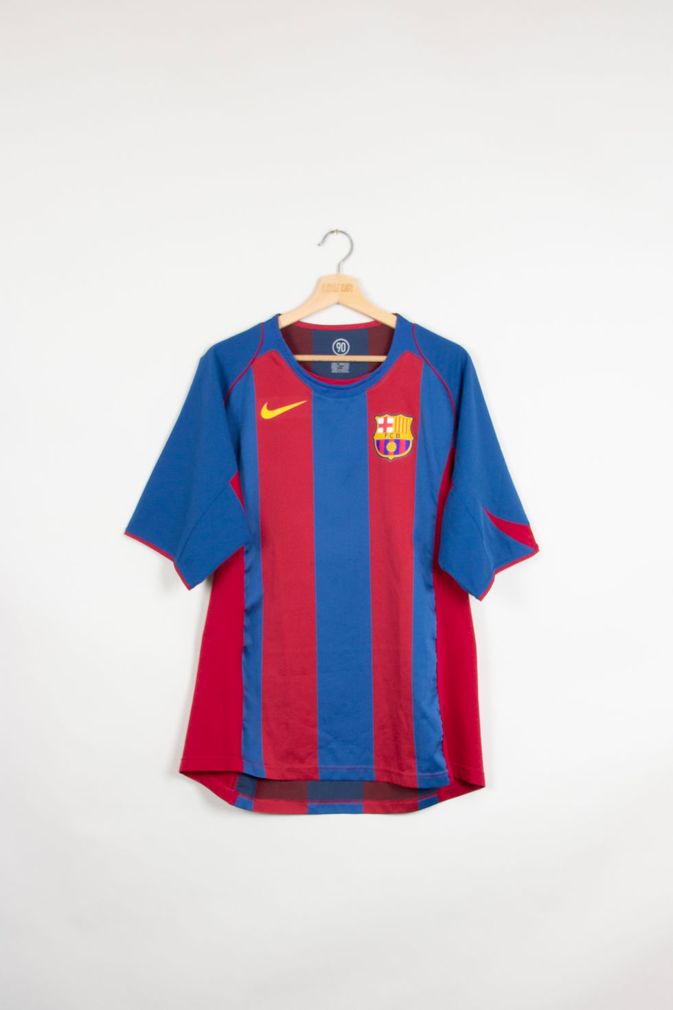Thumbnail: Maillot Nike Football FC Barcelone Home Vintage RONALDINHO 2004/05 - L