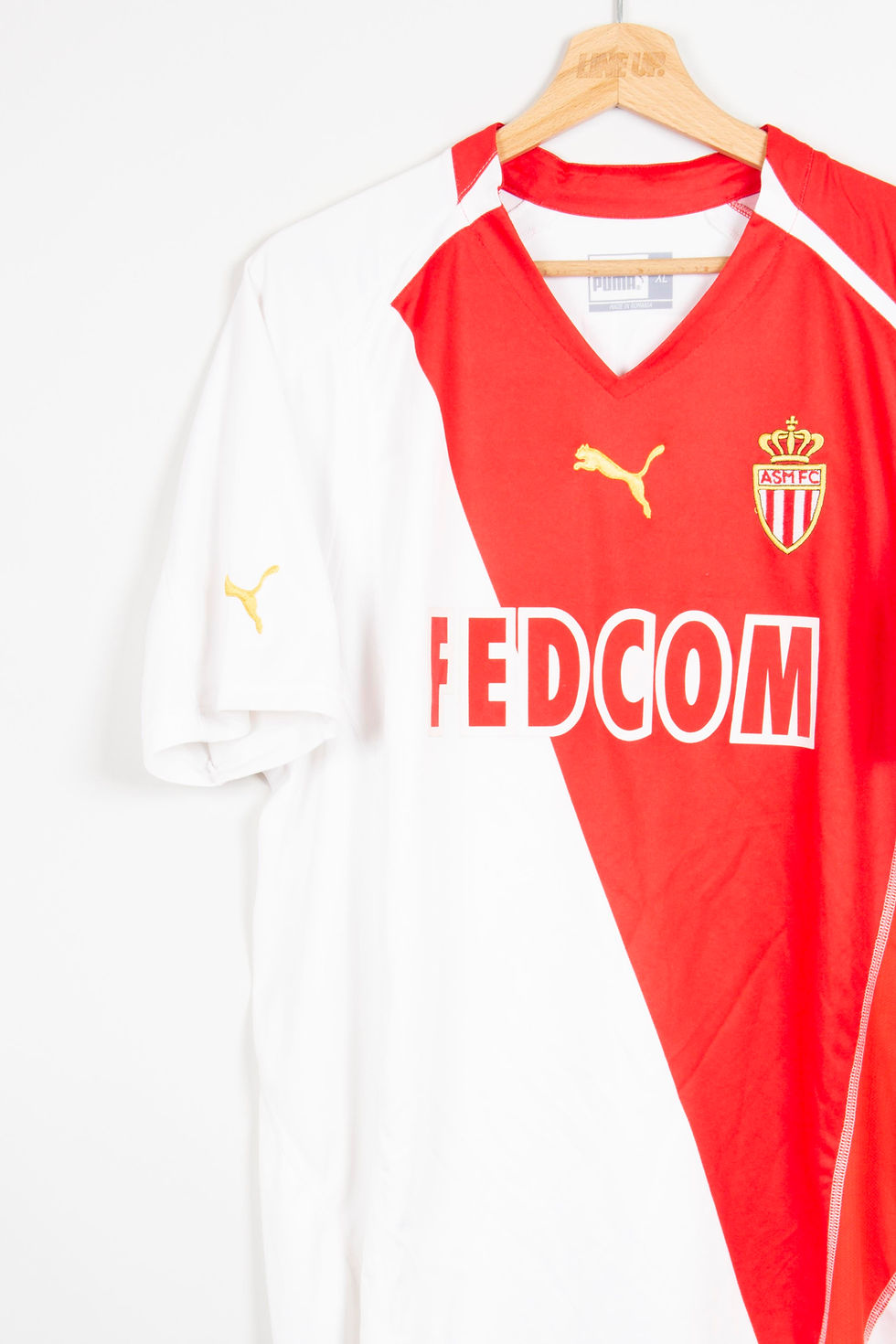 Thumbnail: Maillot Puma Football AS Monaco Home Vintage MERIEM 2004/06 - XL