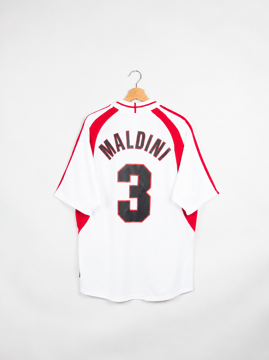 Maillot Adidas Football AC Milan Away Vintage MALDINI 2000/02 - L