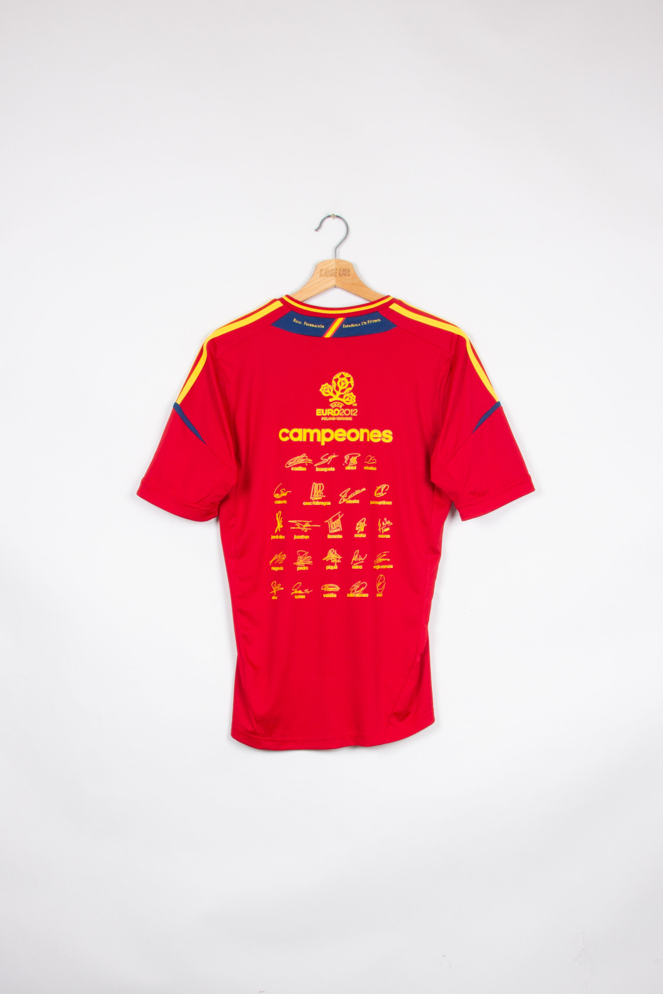 Maillot Adidas Football Espagne Campeones Signatures 2012/13 - S