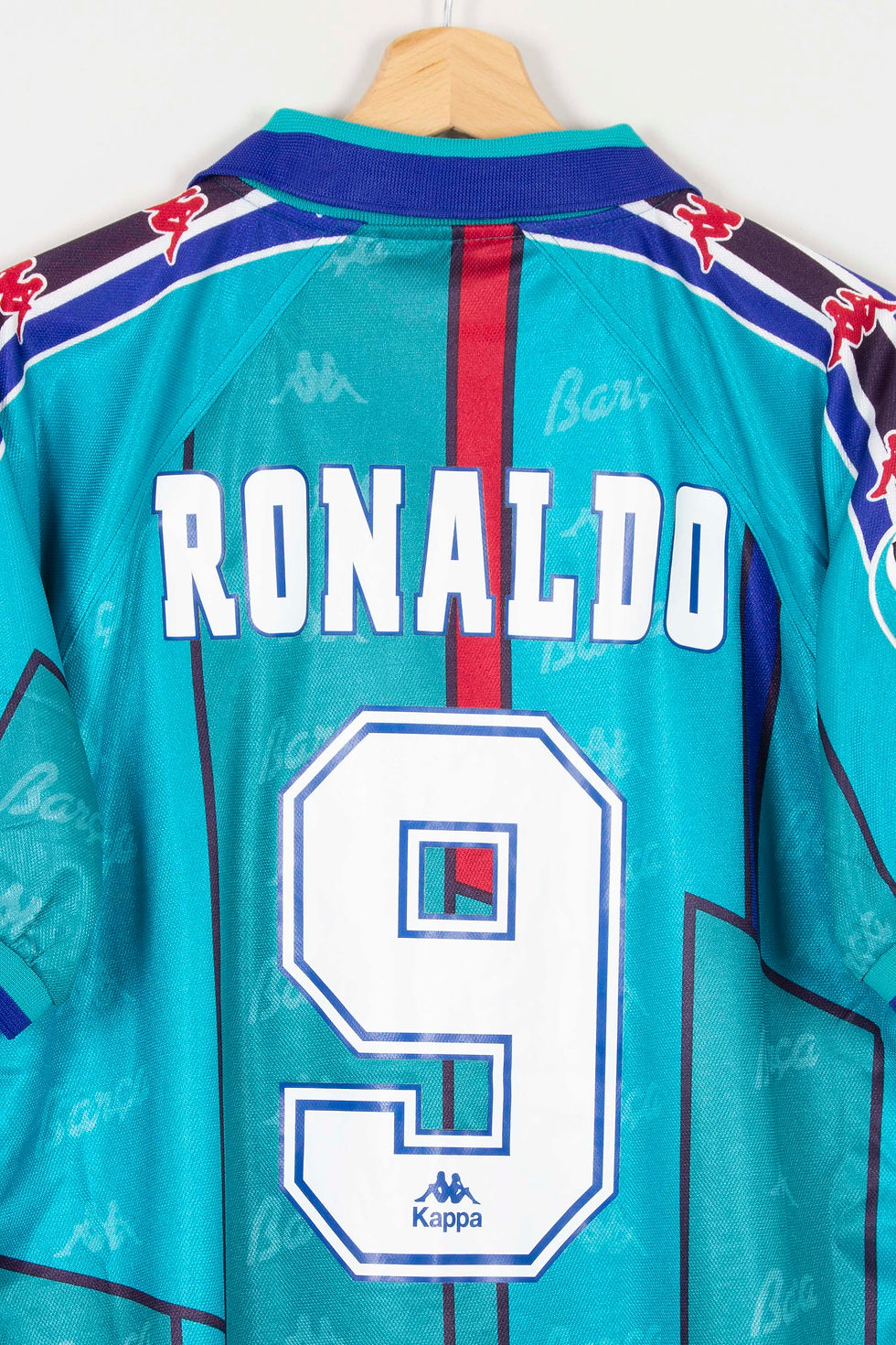 Miniature : Maillot Kappa Football FC Barcelone Away Vintage RONALDO 1996/97 - L