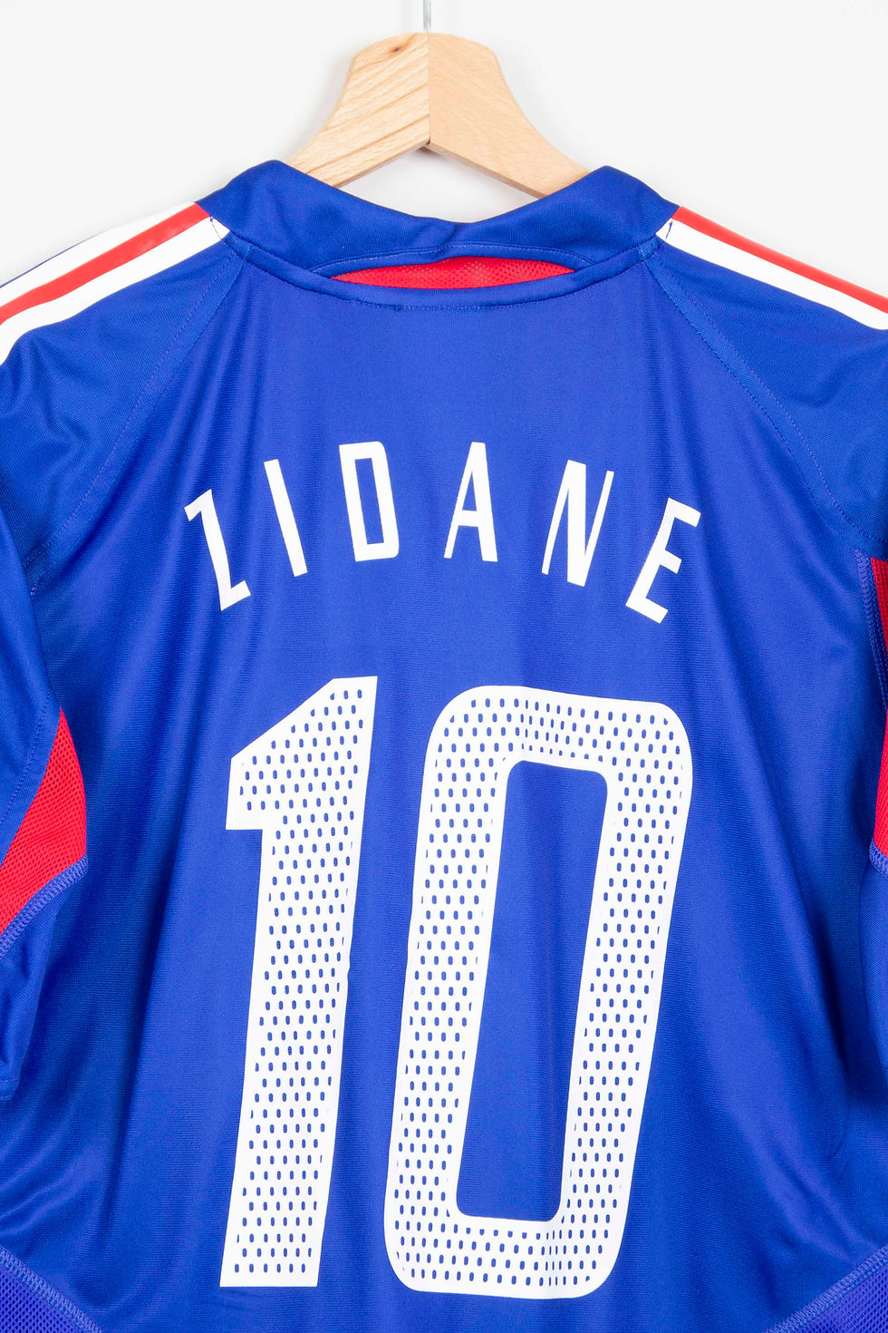 Thumbnail: Maillot Adidas Football Equipe de France Home Vintage ZIDANE 2004/05 - S 