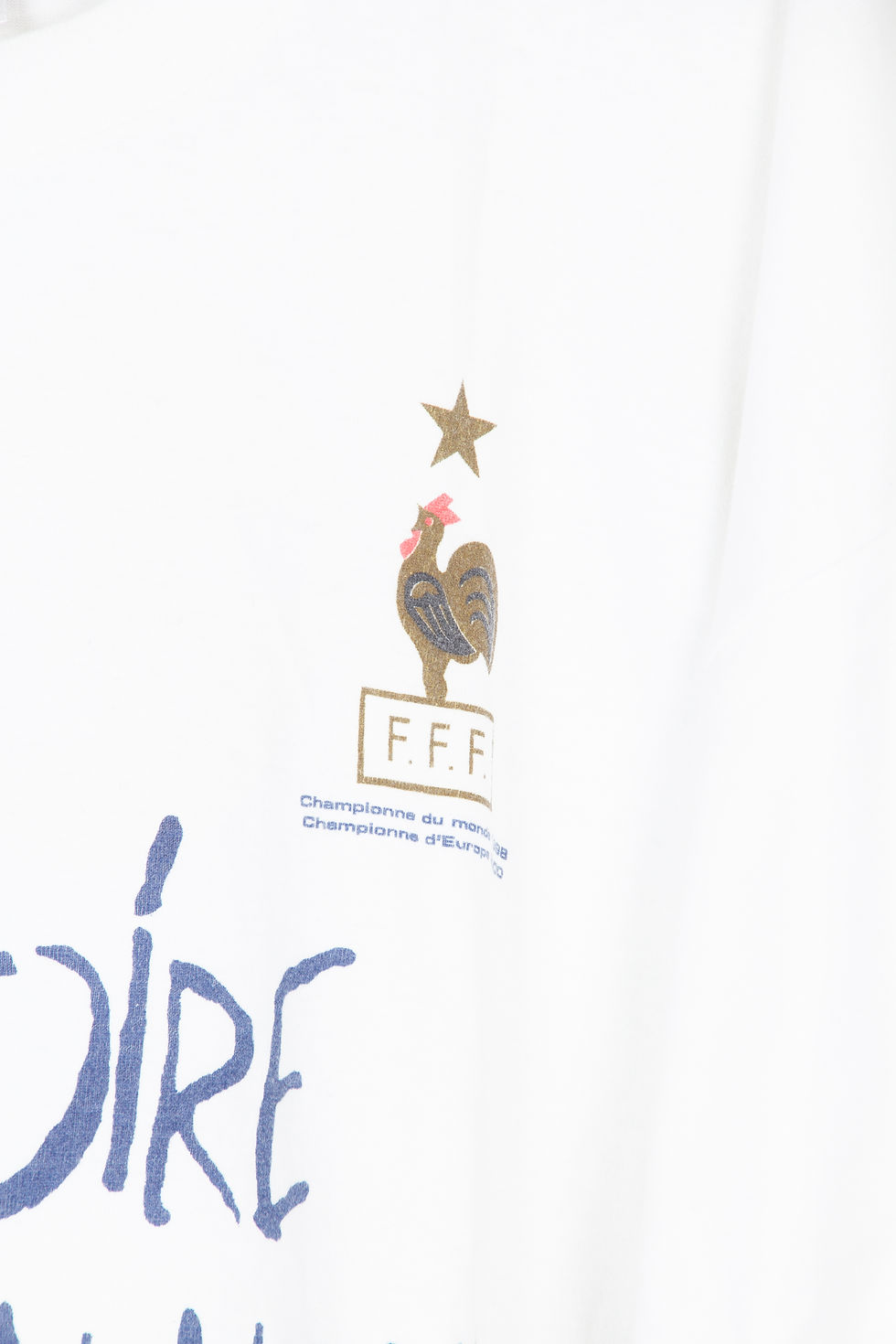 Thumbnail: T-shirt Adidas Football FFF Equipe de France Vintage Victoire EURO 2000 - XL