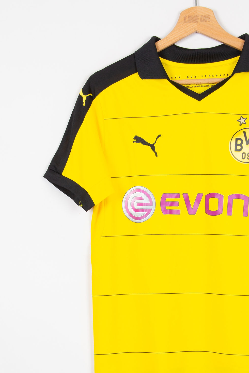 Thumbnail: Maillot Puma Football BVB Borussia Dortmund Home Rétro AUBAMEYANG 2015/16 - S