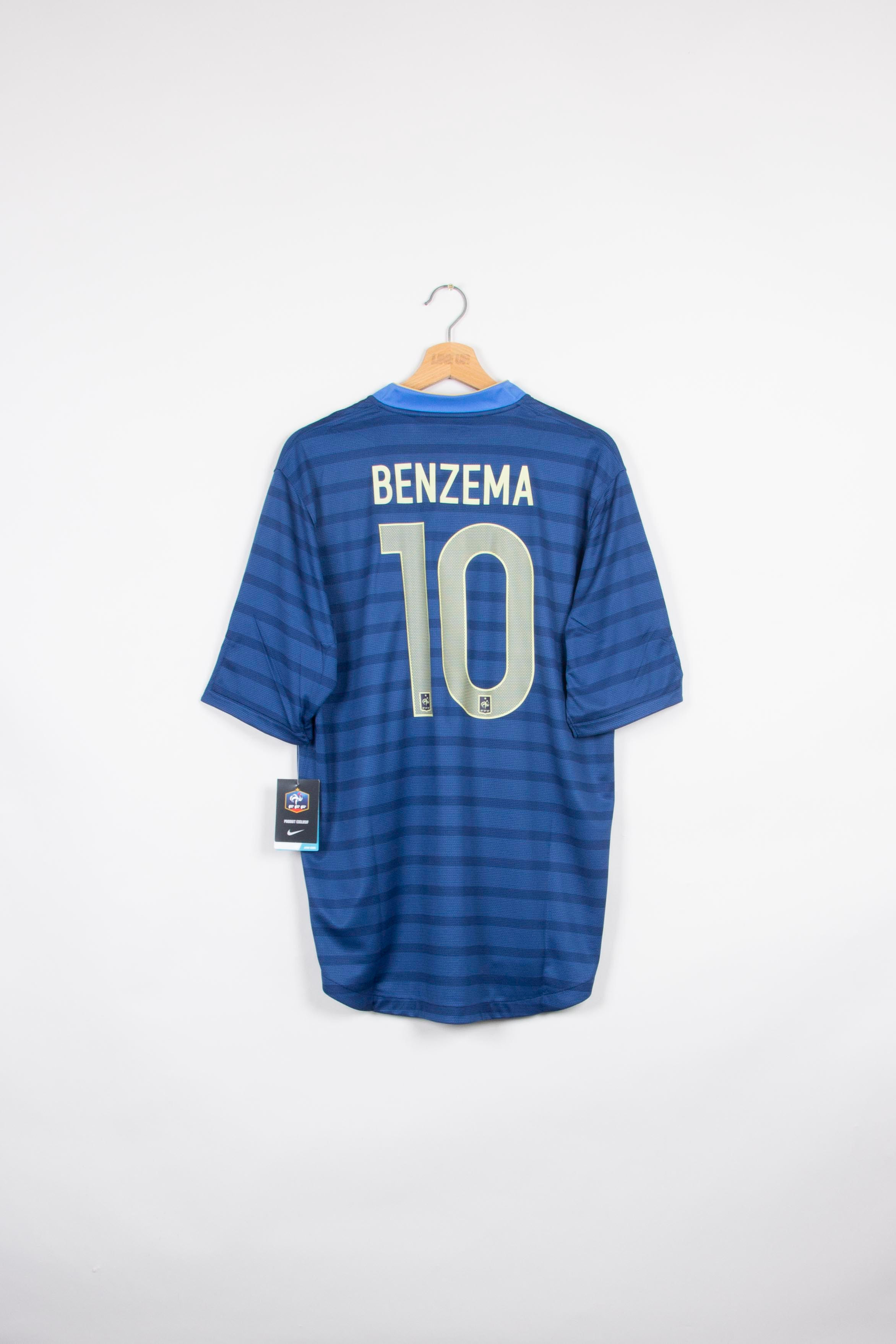 Maillot Nike Football FFF Equipe de France Home Rétro BENZEMA 2012/13 - L