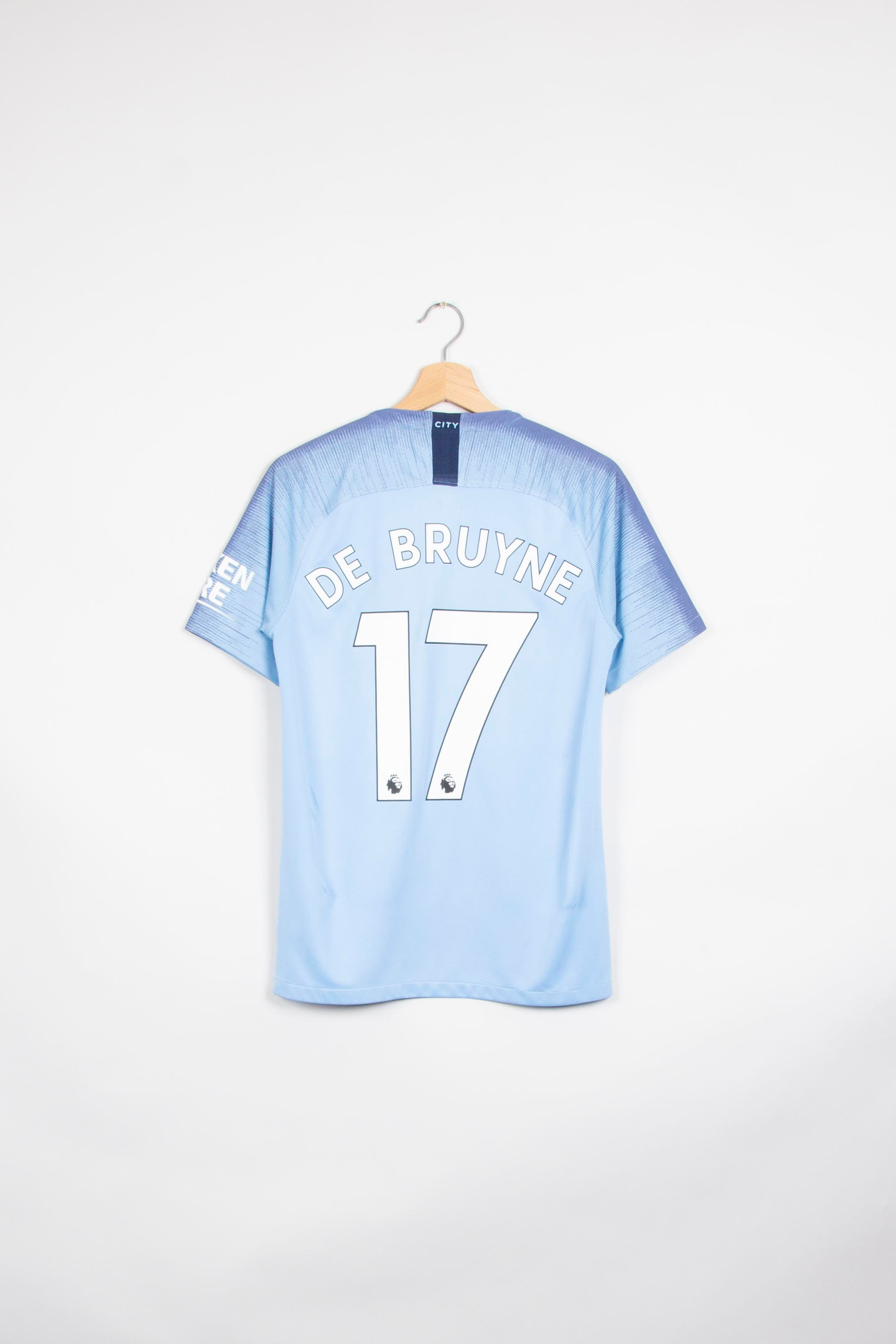 Maillot Nike Football Manchester City Home Rétro DE BRUYNE 2018/19 - S