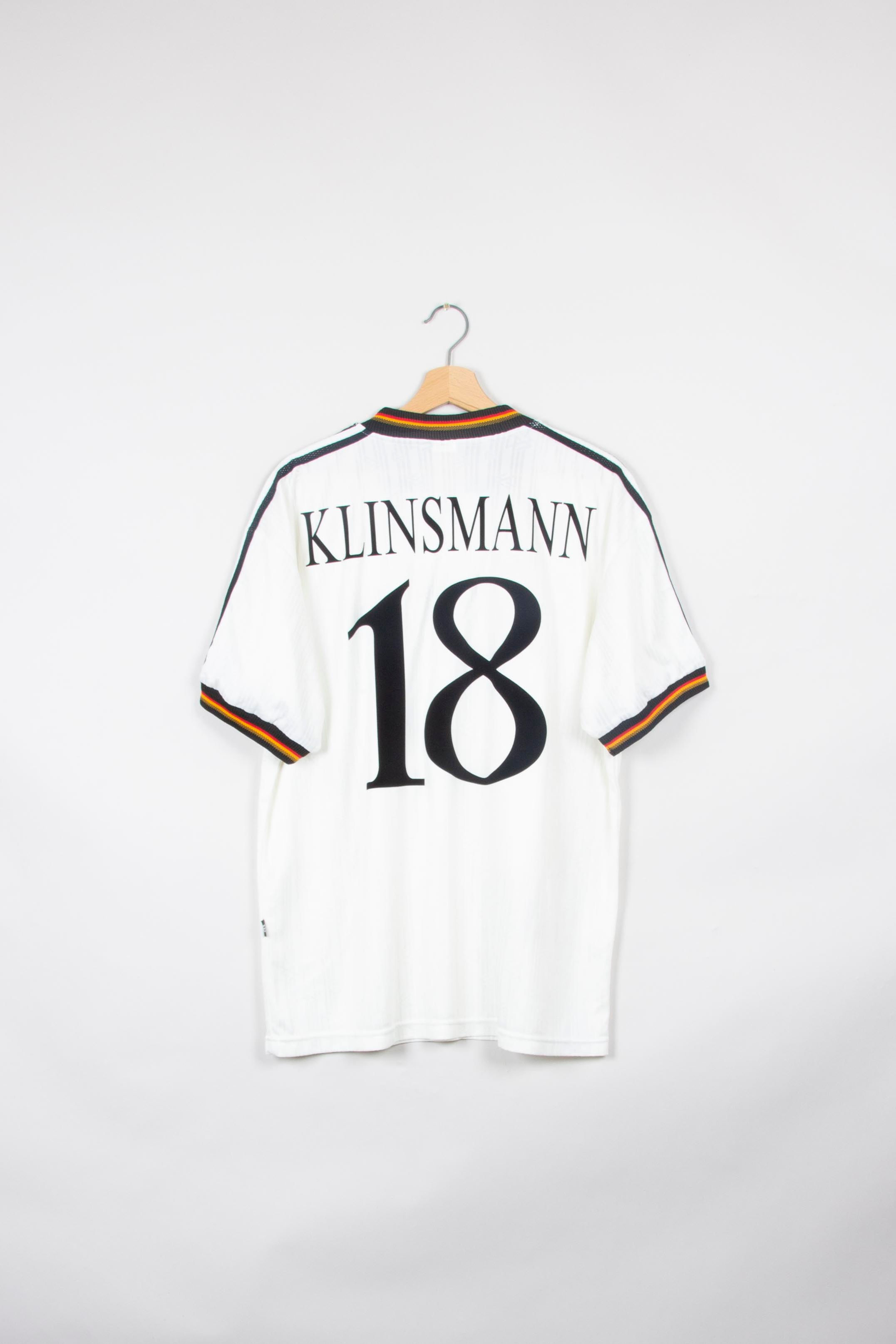 Maillot Adidas Football Allemagne Home Vintage KLINSMANN 1996/97 - L