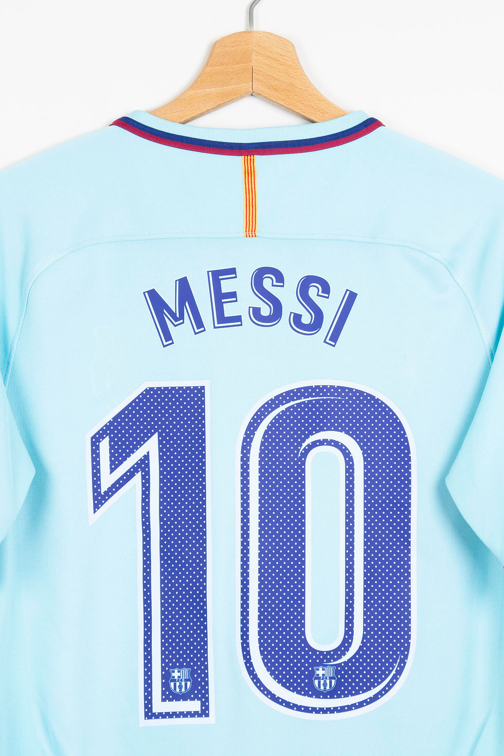 Thumbnail: Maillot Nike Football FC Barcelone Away Rétro MESSI 2017/18 - L