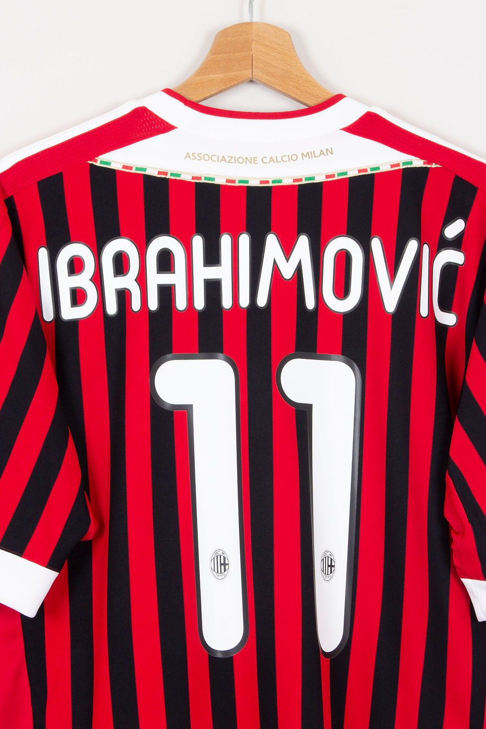 Thumbnail: Maillot Adidas Football AC Milan Home Vintage IBRAHIMOVIC 2011/12 - L,XL