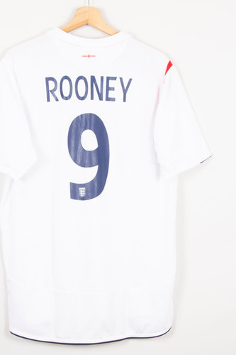 Maillot Domicile Angleterre 2005-2007 Umbro - Taille L - Occasion - Couleur Blanche - Pour Adulte
