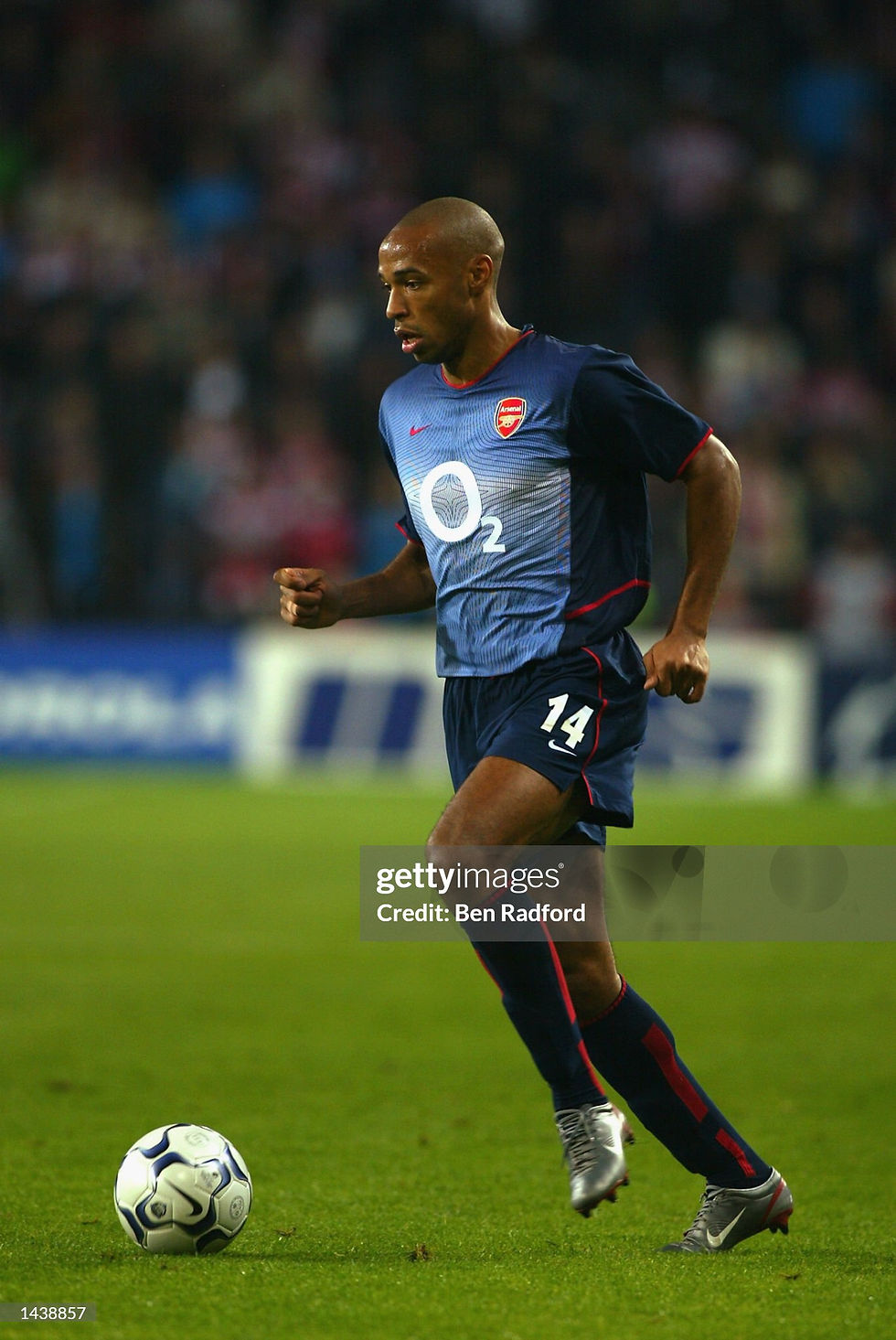 Thumbnail: Maillot Nike Football Arsenal FC Away/Third  Vintage HENRY 2002/04 - L