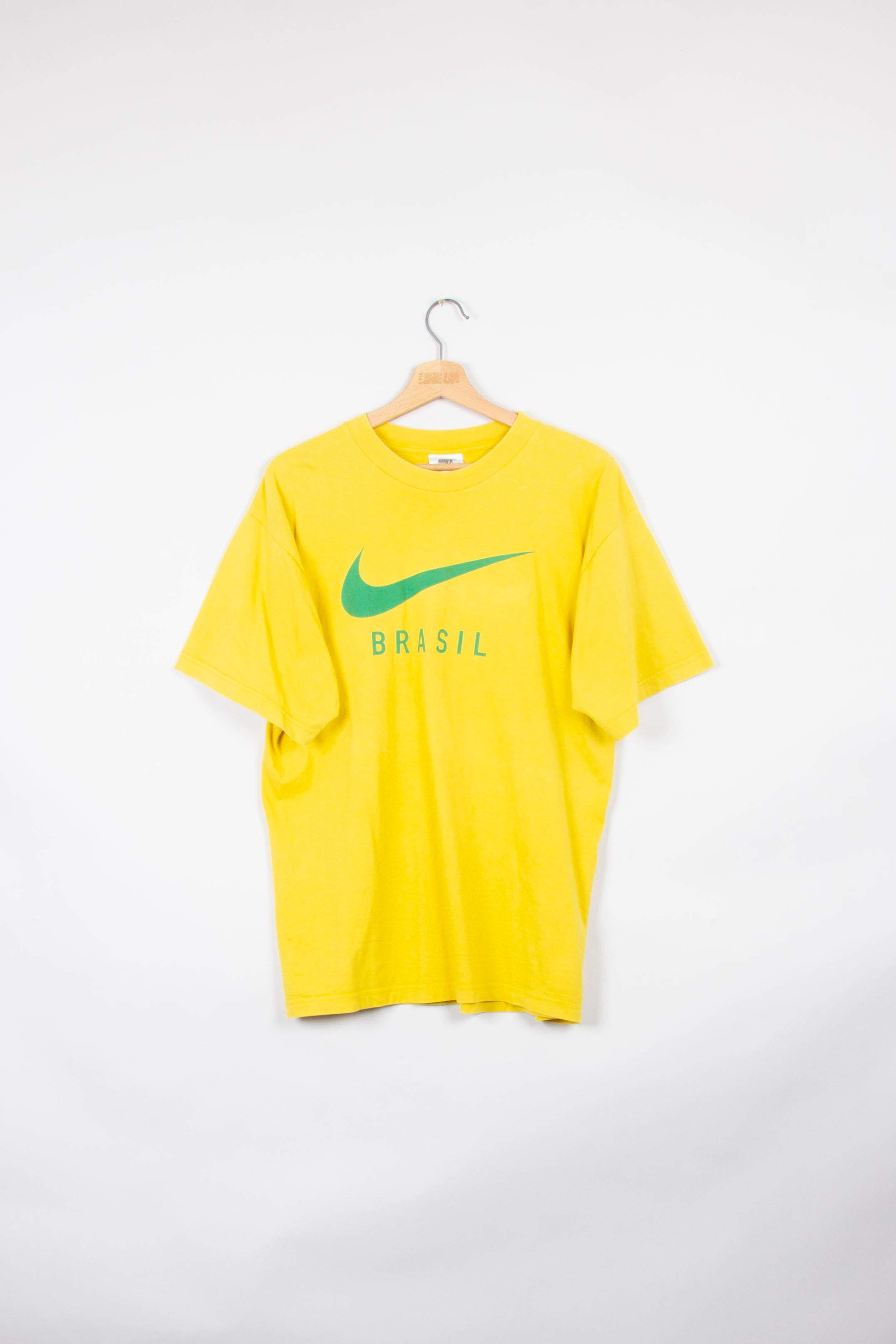 T-shirt Nike Football Brésil Fan Tee Vintage 1998/00 - M