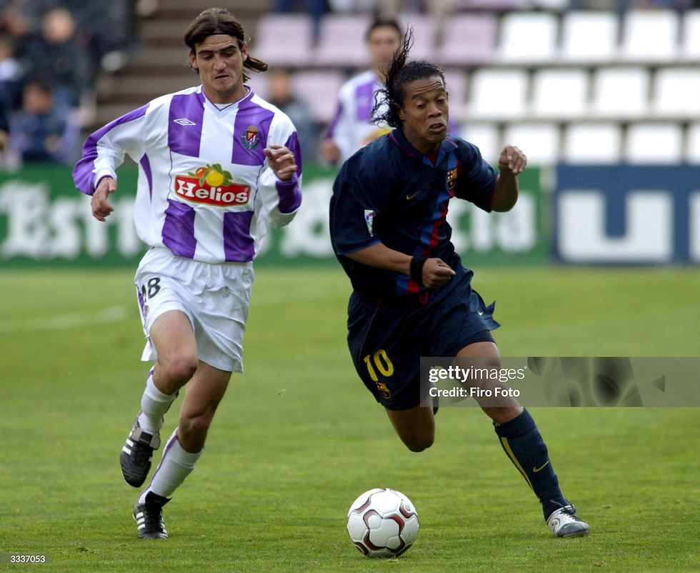 Thumbnail: Maillot Nike Football FC Barcelone Away/Third Vintage RONALDINHO 2003/04 -  XL