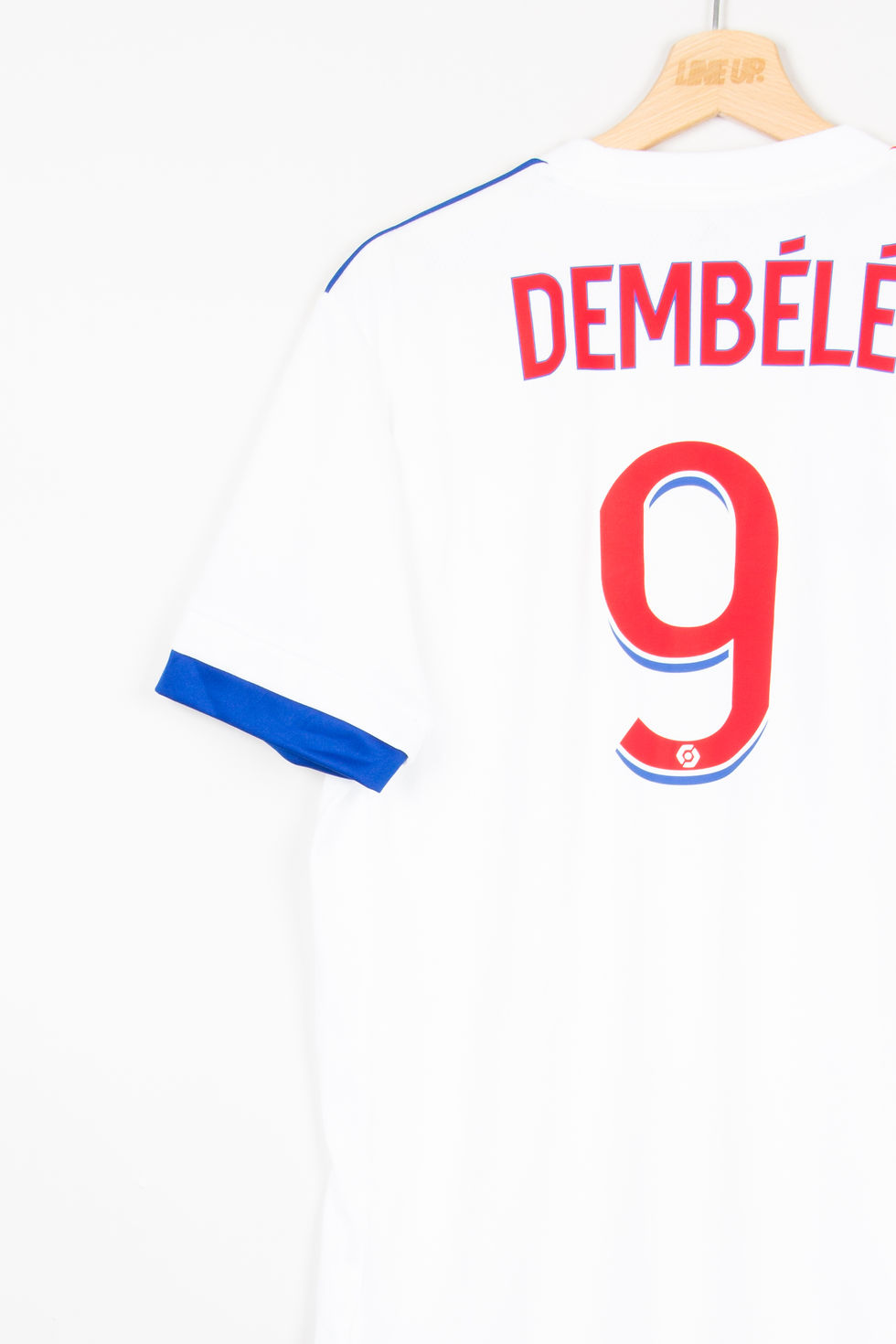 Thumbnail: Maillot Adidas Football Olympique Lyonnais Home DEMBELE 2020/21 - L
