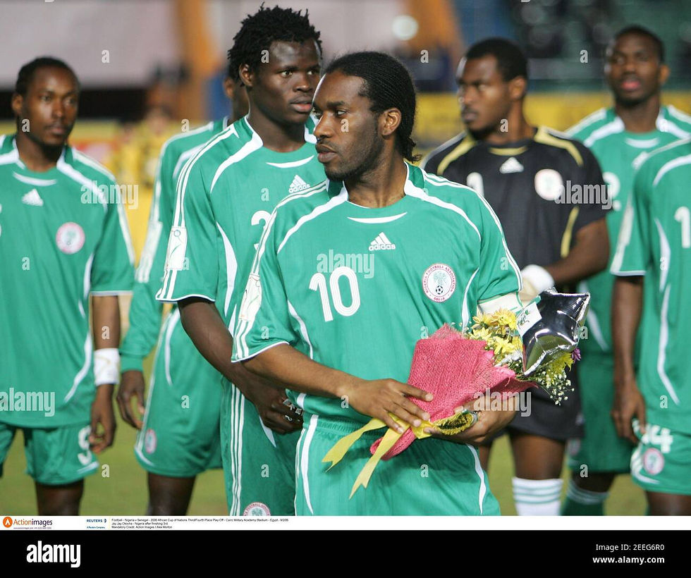 Miniature : Maillot Adidas Football Nigeria Home Vintage OKOCHA 2006/07 - L,XL