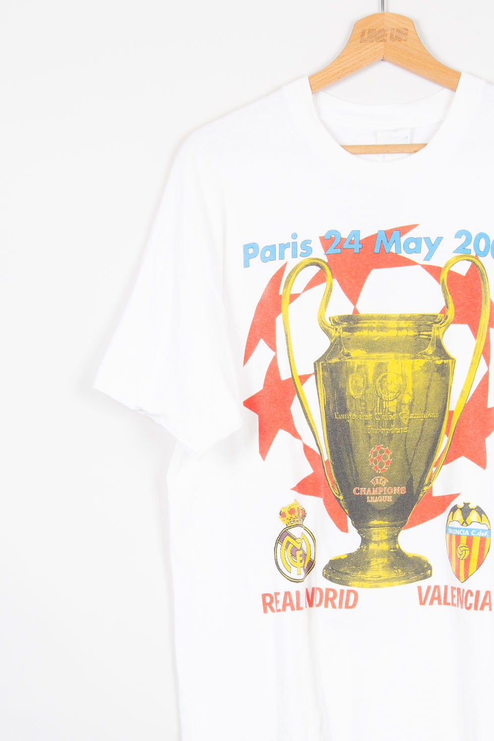 Miniature : T-shirt Football Champions League Final Real Madrid CF / Valencia CF 2000 - XL