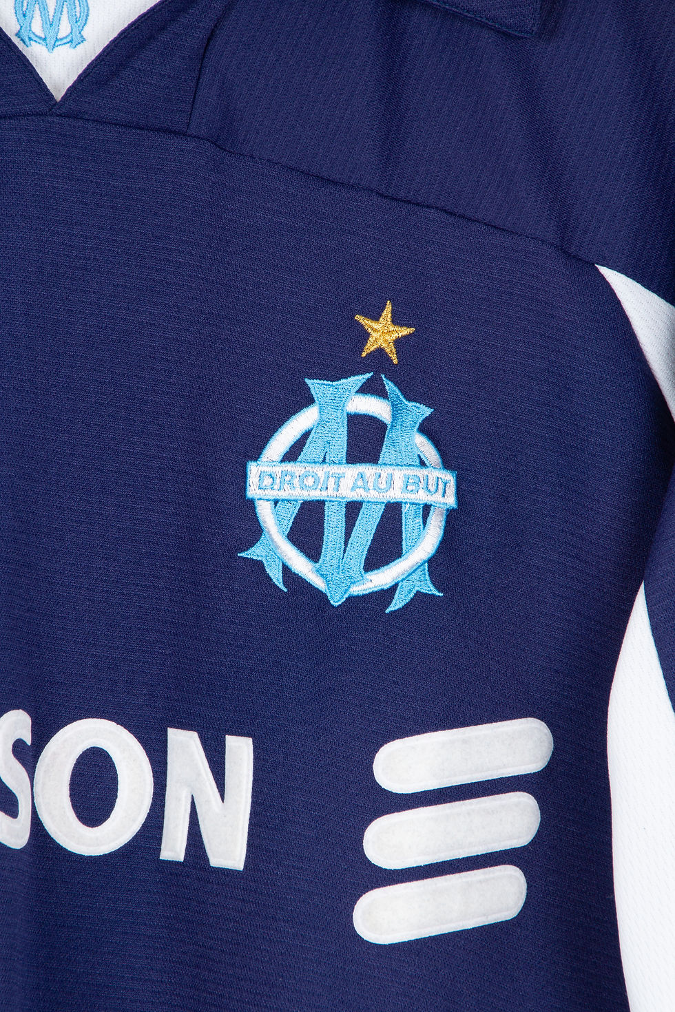 Miniature : Maillot Adidas Football Olympique de Marseille Away Vintage PIRES 1999/00 - L
